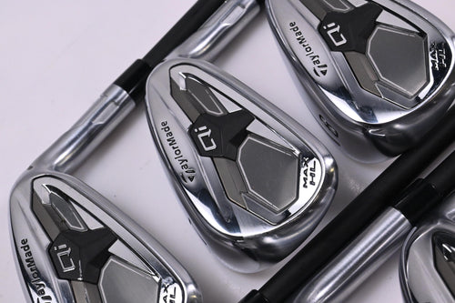 Taylormade Qi Max HL Irons / 6-PW+GW+SW / Senior Flex KBS Reax 50 Shafts