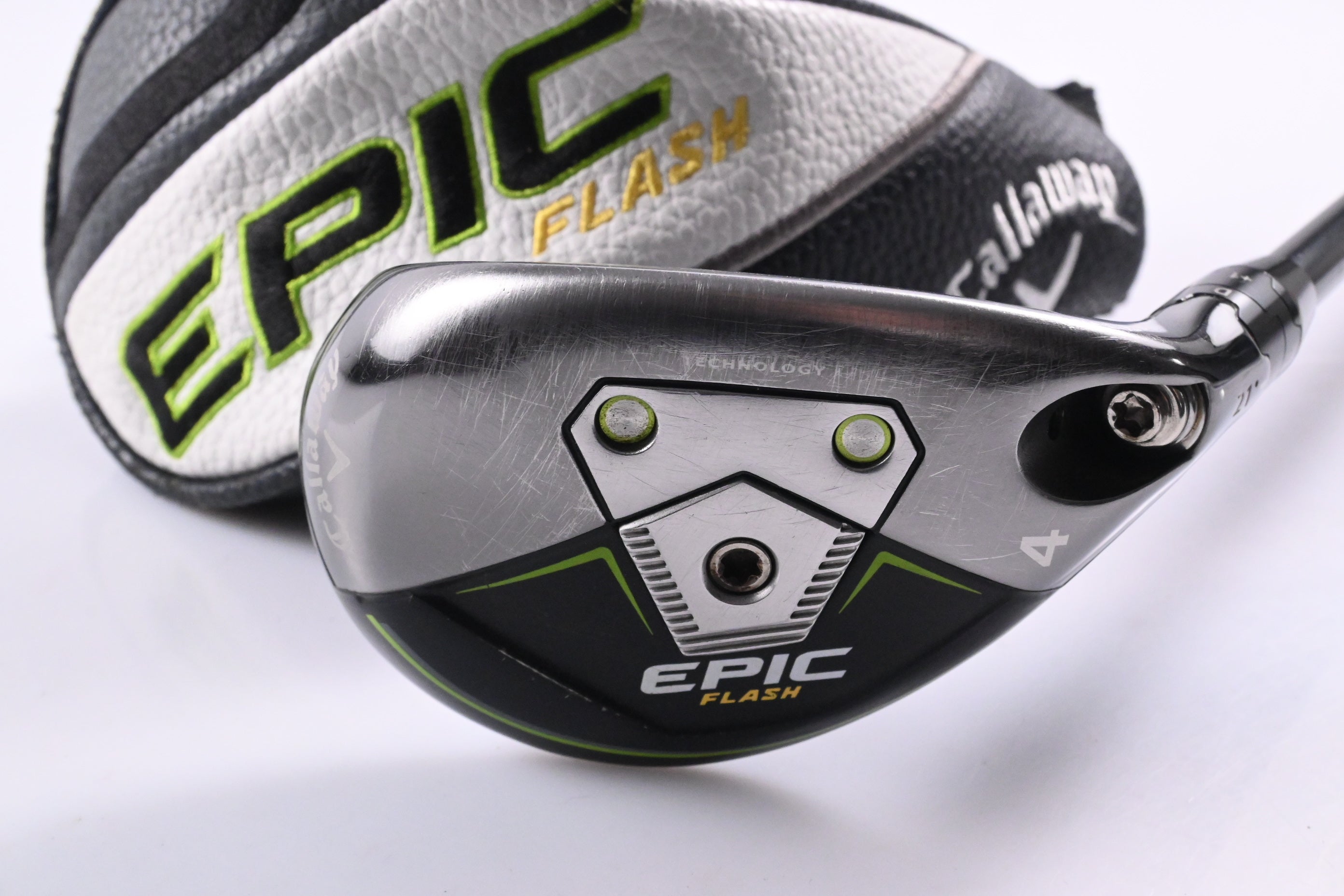 Callaway Epic Flash #4 Hybrid / 21 Degree / Stiff Flex Tensei AV White 70 Shaft
