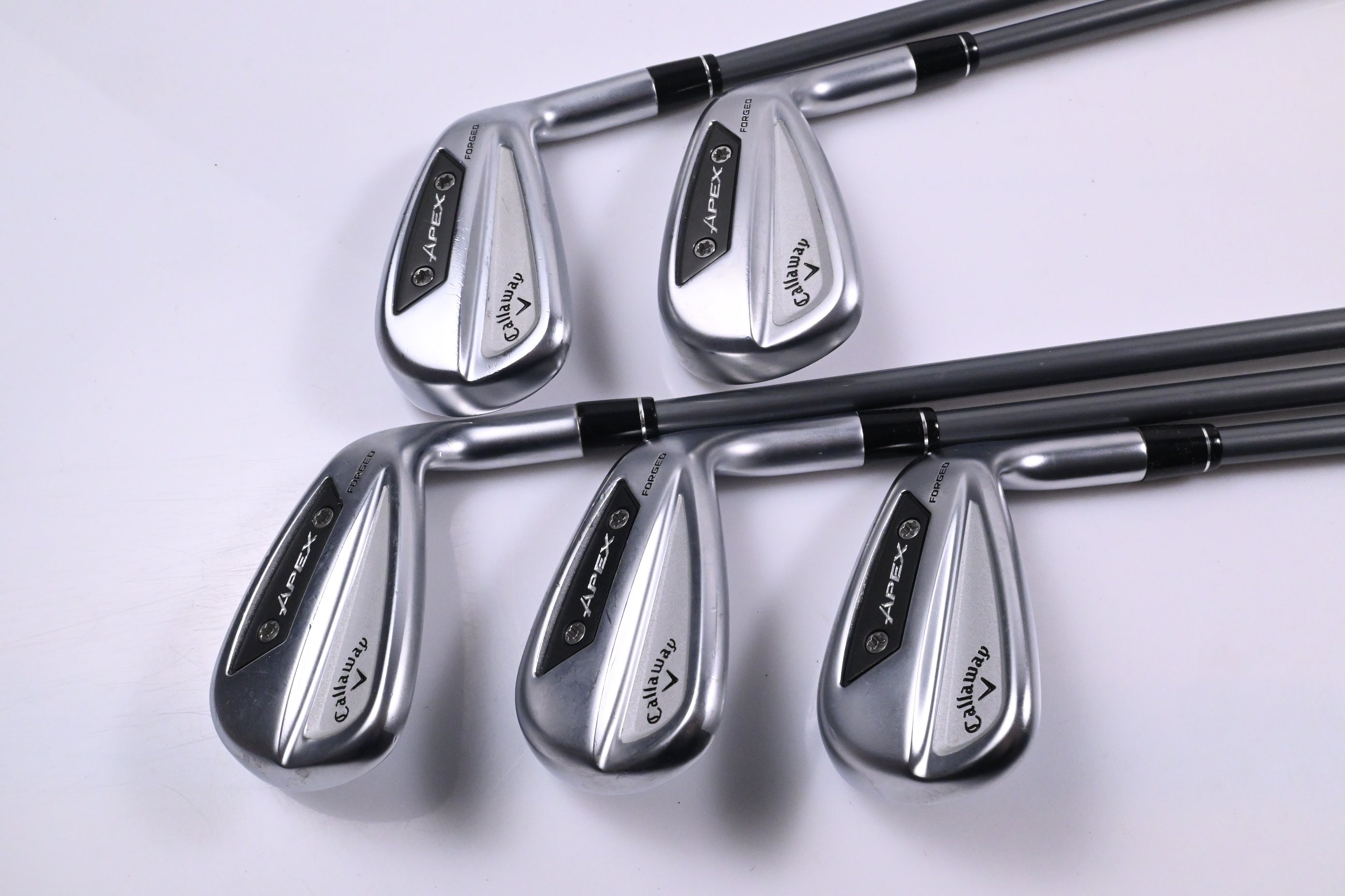 Callaway Apex Ai300 Irons / 7-PW+GW / Regular Flex Denali Charcoal 65 Shafts
