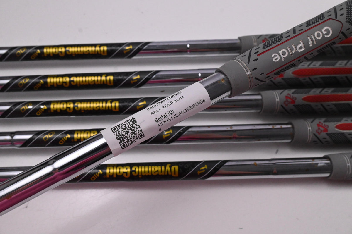 Callaway Apex Ai200 Irons / 5-PW / Regular Flex Dynamic Gold Mid 100 R300 Shafts
