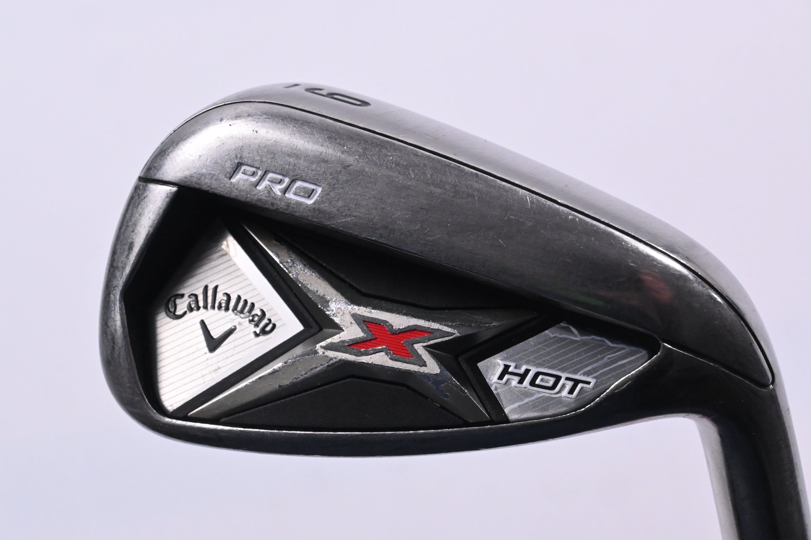 Callaway X Hot Pro #9 Iron / 40 Degree / Stiff Flex Project X Rifle 95 Shaft