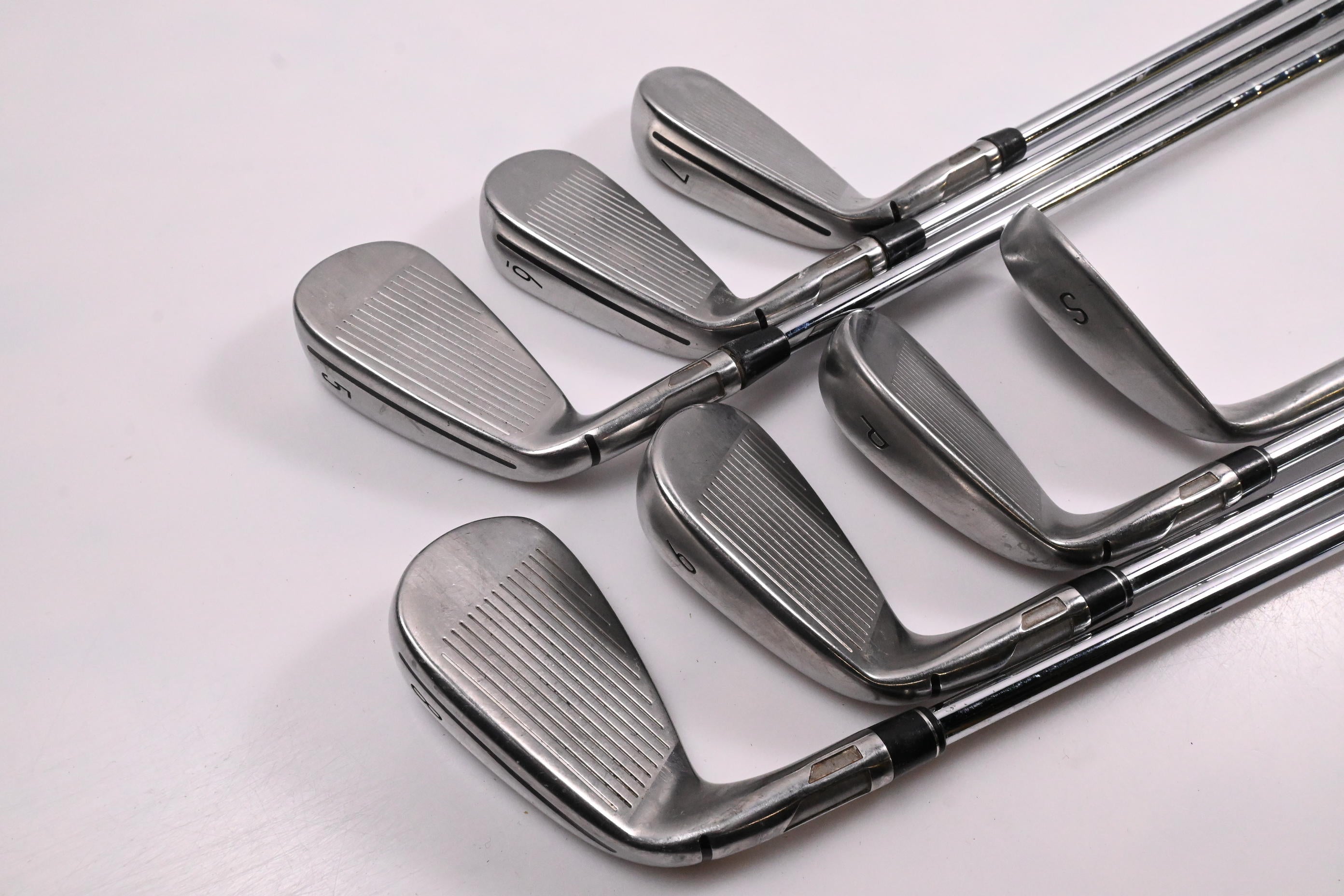 Taylormade Stealth Irons / 5-PW+SW / Stiff Flex KBS MAX 80 Shafts