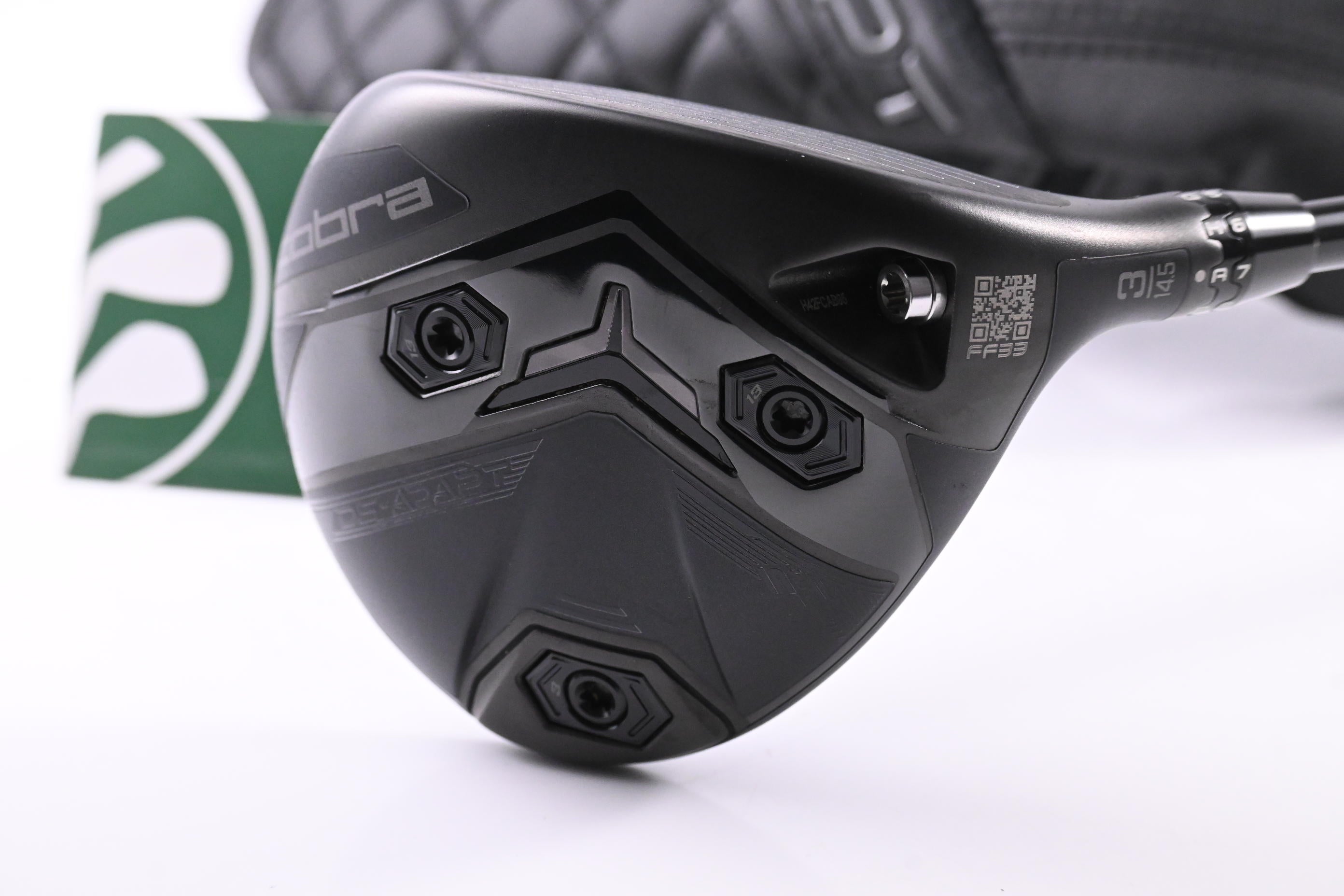 Cobra DS-Adapt LS Titanium #3 Wood / 14.5 Degree / Stiff Flex Denali Black 70