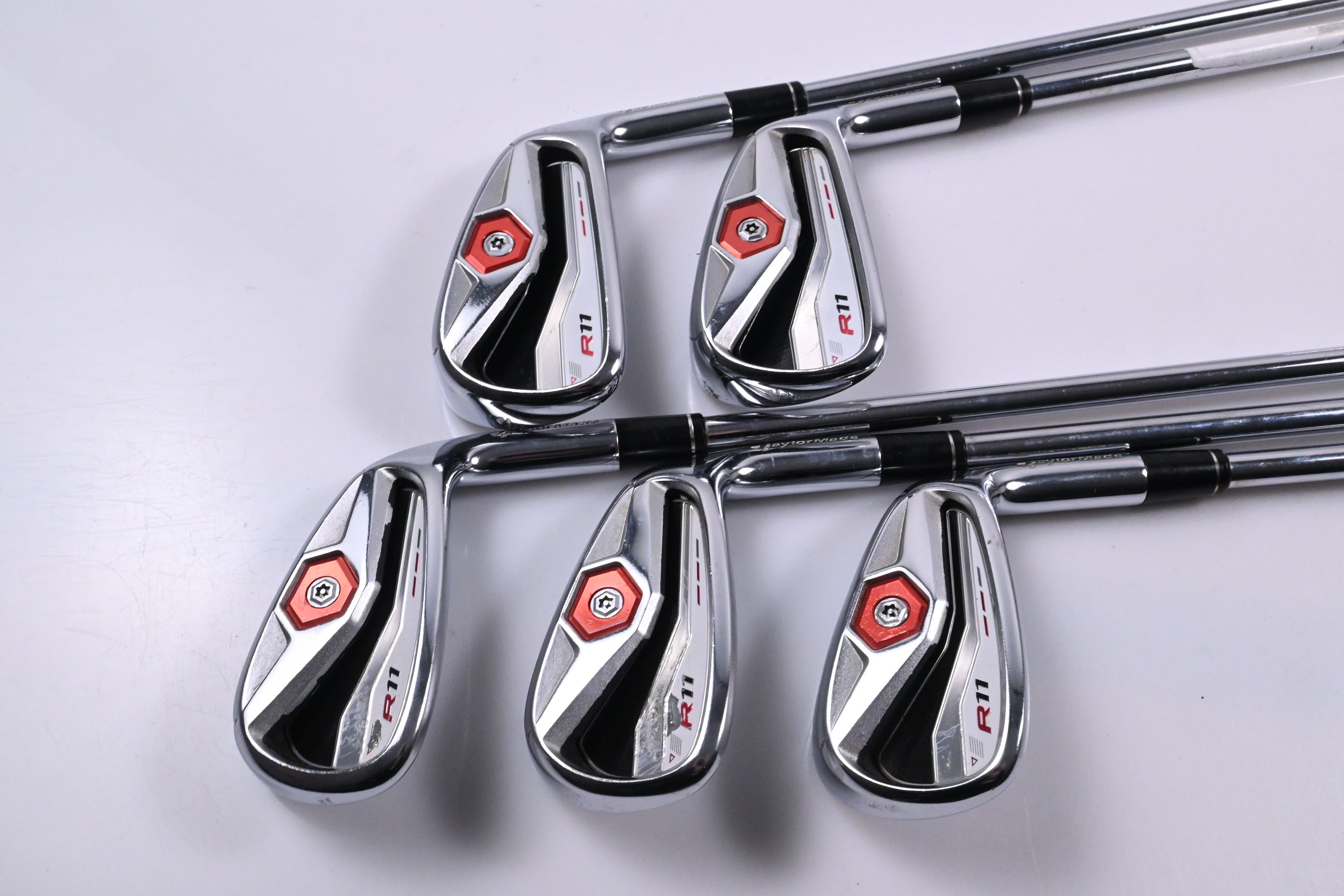 Taylormade R11 Irons / 6-PW / Regular Flex KBS 90 Shafts