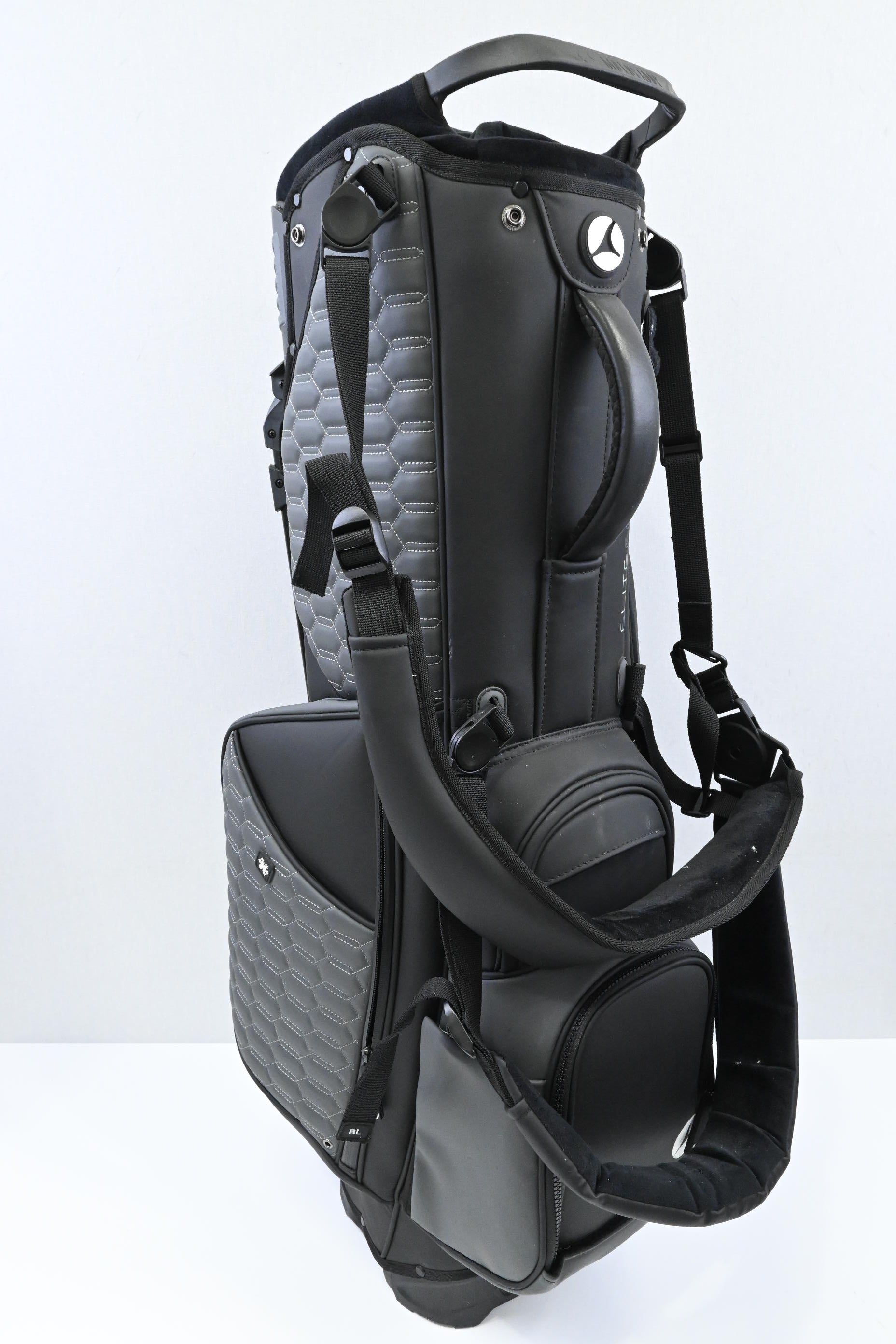 Motocaddy Elite Flex Stand Bag / 14-Way / Black, Grey