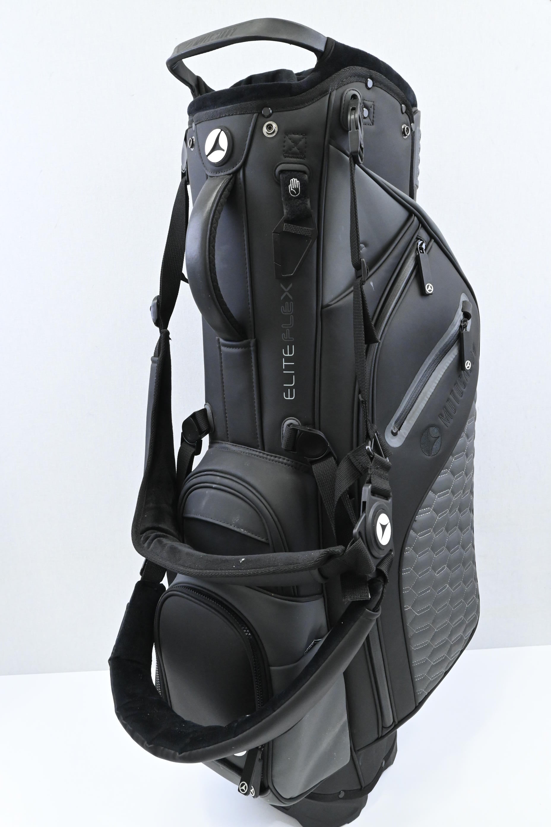 Motocaddy Elite Flex Stand Bag / 14-Way / Black, Grey