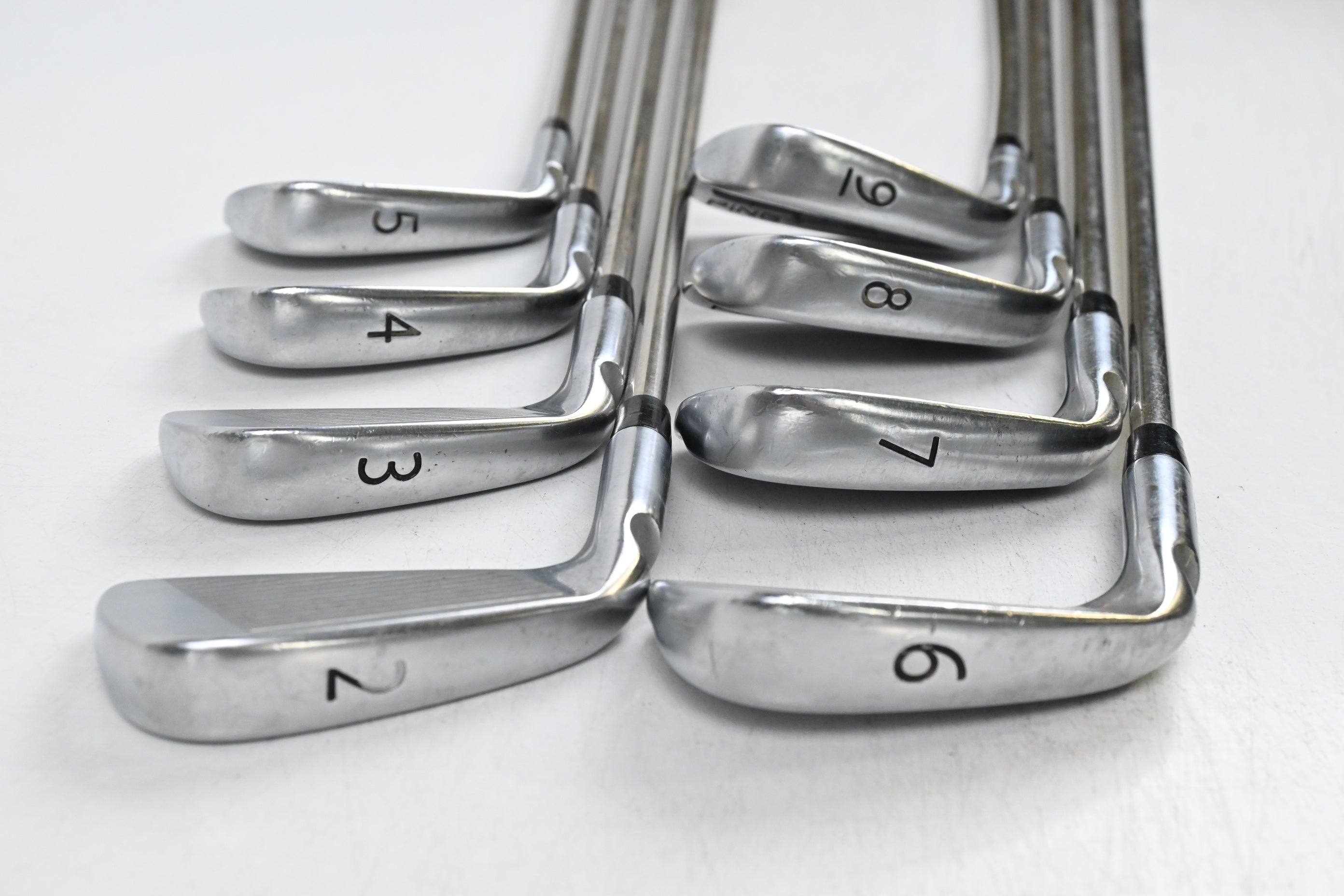 Ping S57 Irons / 2-9i / Black Dot / Stiff Flex Black Gold Shafts