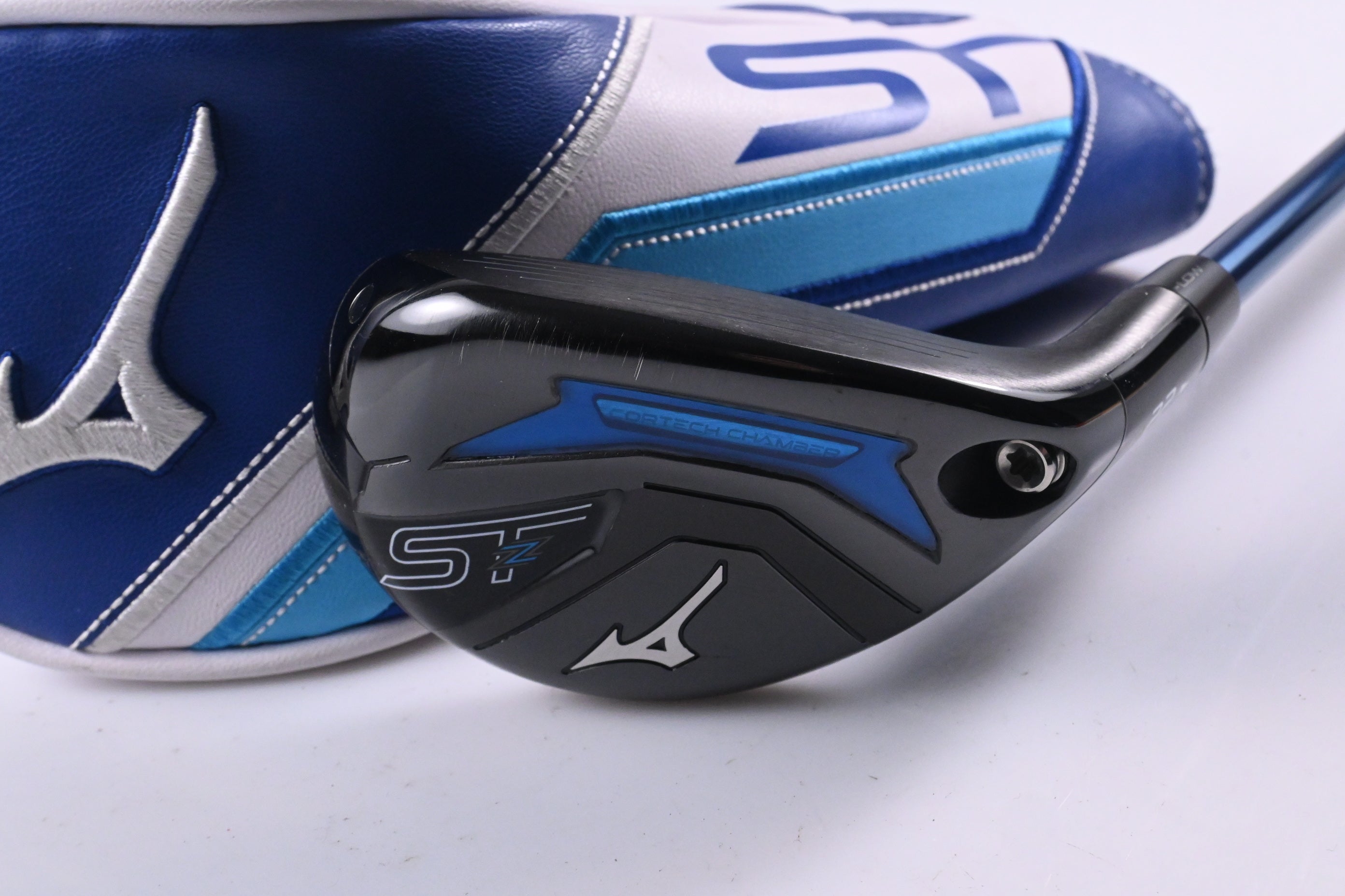 Mizuno ST-Z 230 #4 Hybrid / 22 Degree / Stiff Flex UST Mamiya LINQ Blue 75 Shaft