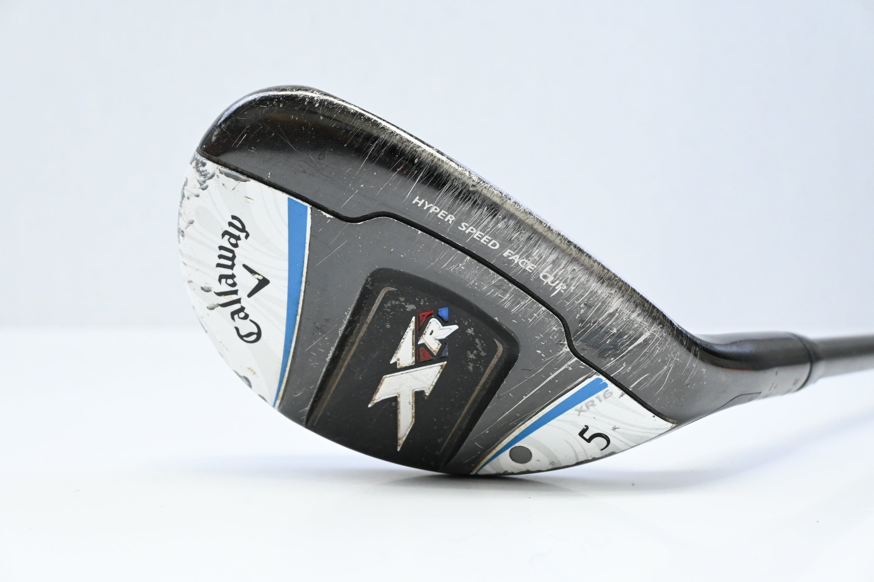 Ladies Callaway XR16 OS #5 Hybrid / 27 Degree / Ladies Flex Bassara 50 Shaft