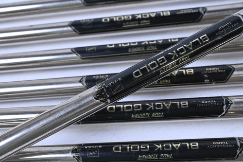 Ping S57 Irons / 2-9i / Black Dot / Stiff Flex Black Gold Shafts