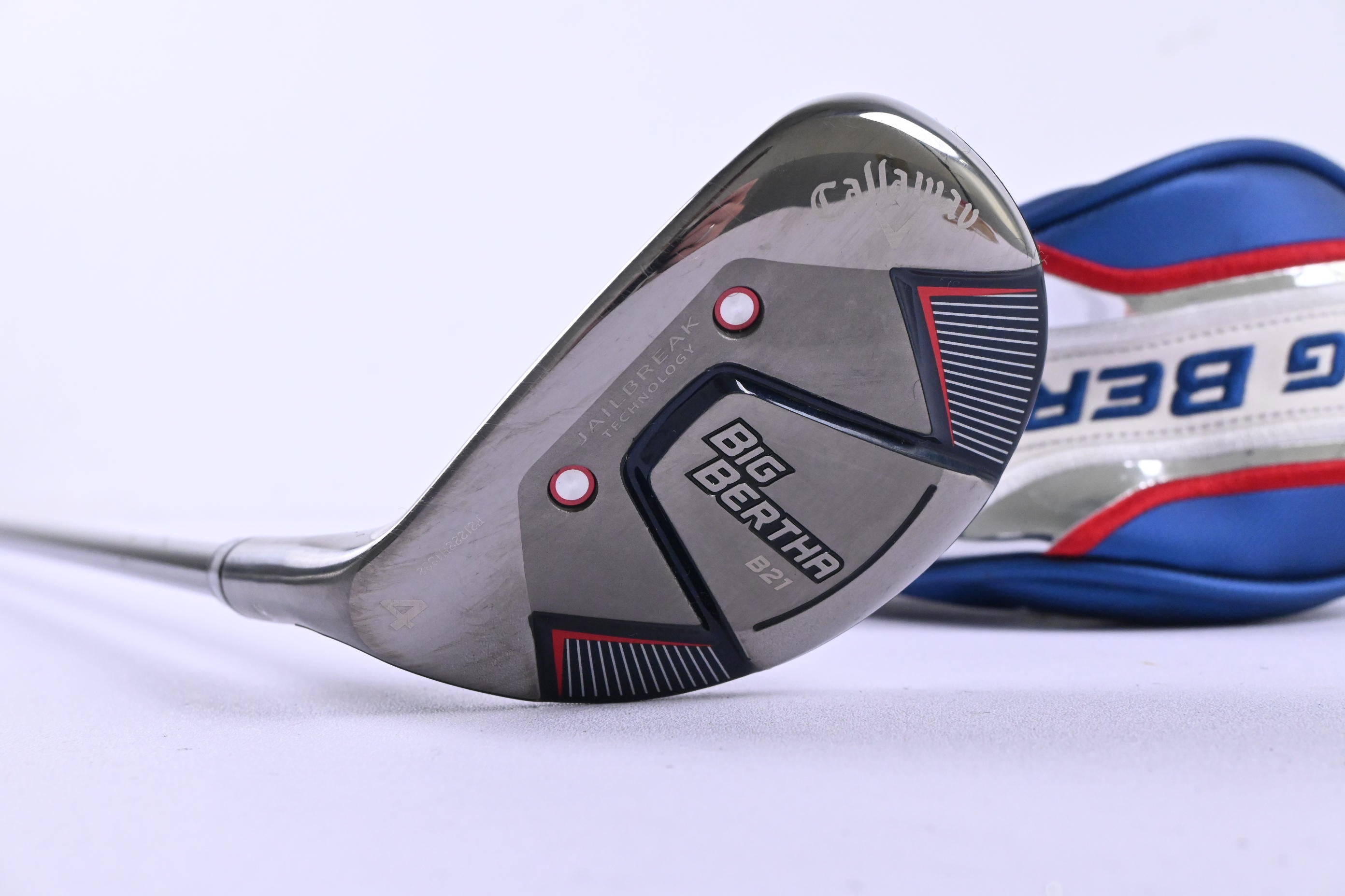 Left Hand Callaway Big Bertha B21 #4 Hybrid / 21 Degree / Senior Flex RCH 65