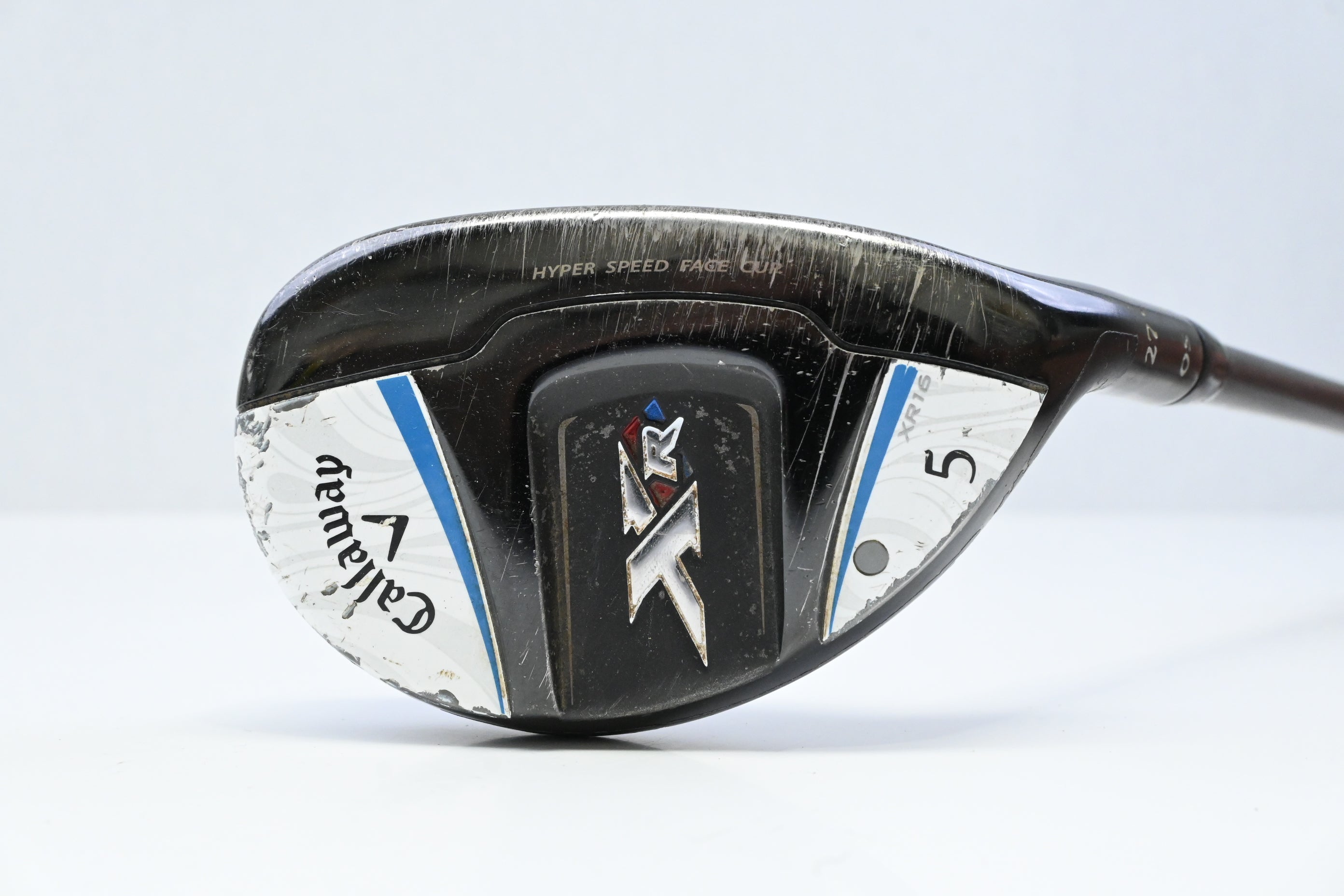 Ladies Callaway XR16 OS #5 Hybrid / 27 Degree / Ladies Flex Bassara 50 Shaft