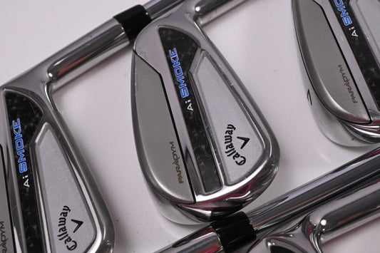 Callaway Paradym Ai Smoke Irons / 5-PW / Regular Flex Elevate MPH 95 Shafts