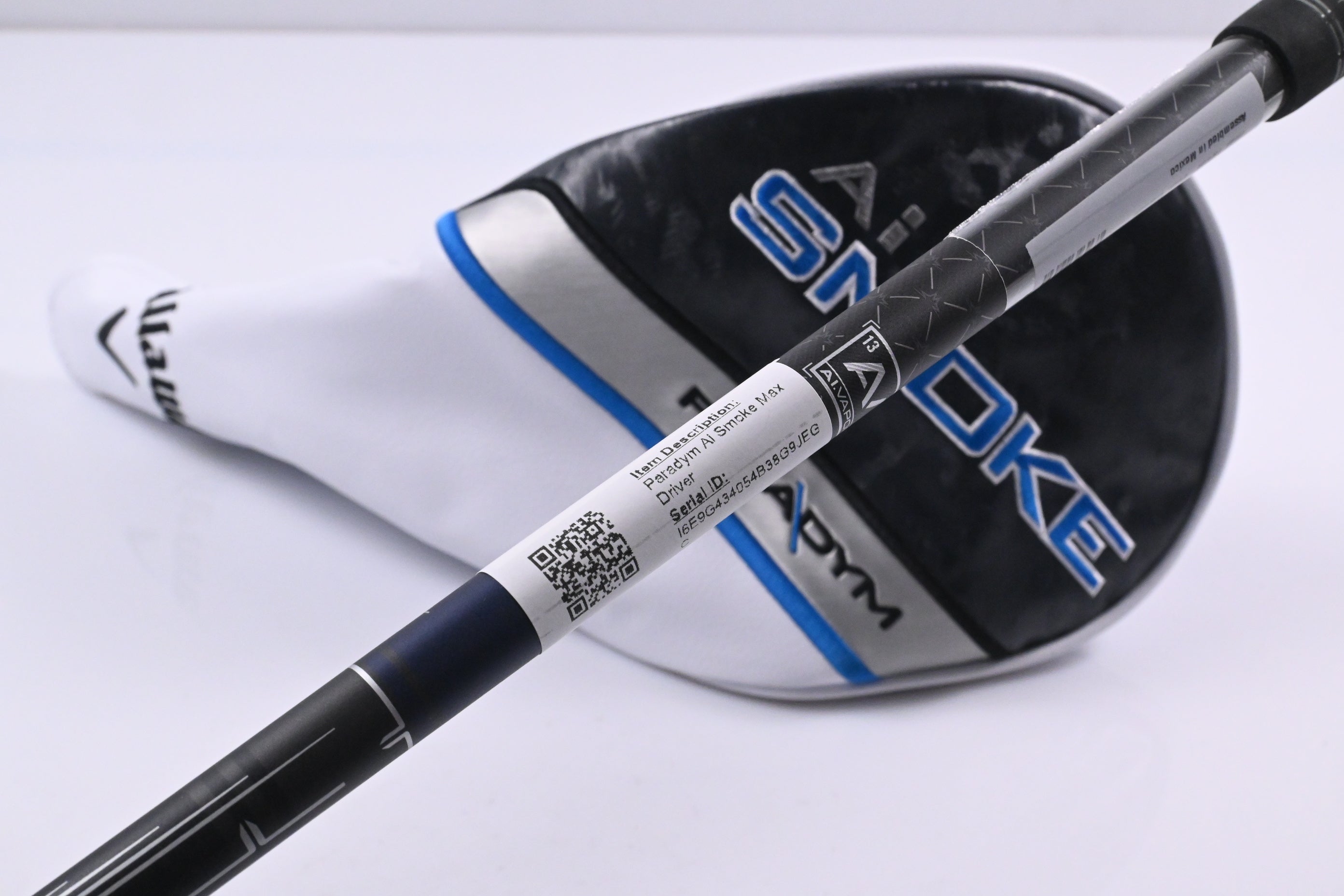 Callaway Paradym Ai Smoke Max Driver / 9 Degree / Stiff Flex Tensei AV Blue 65