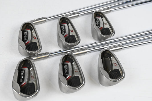 Ping G20 Irons / 5-PW / White Dot / Regular Flex Ping CFS Shafts