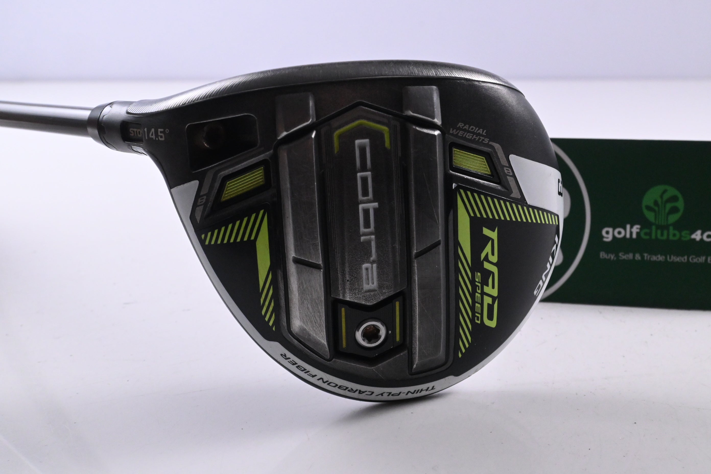 Left Hand Cobra King Radspeed Draw #3 Wood / 14.5 Degree / Regular Flex EvenFlow