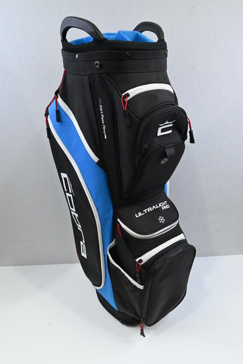 Cobra Ultralight Pro Cart Bag / 14-Way / Black, Blue
