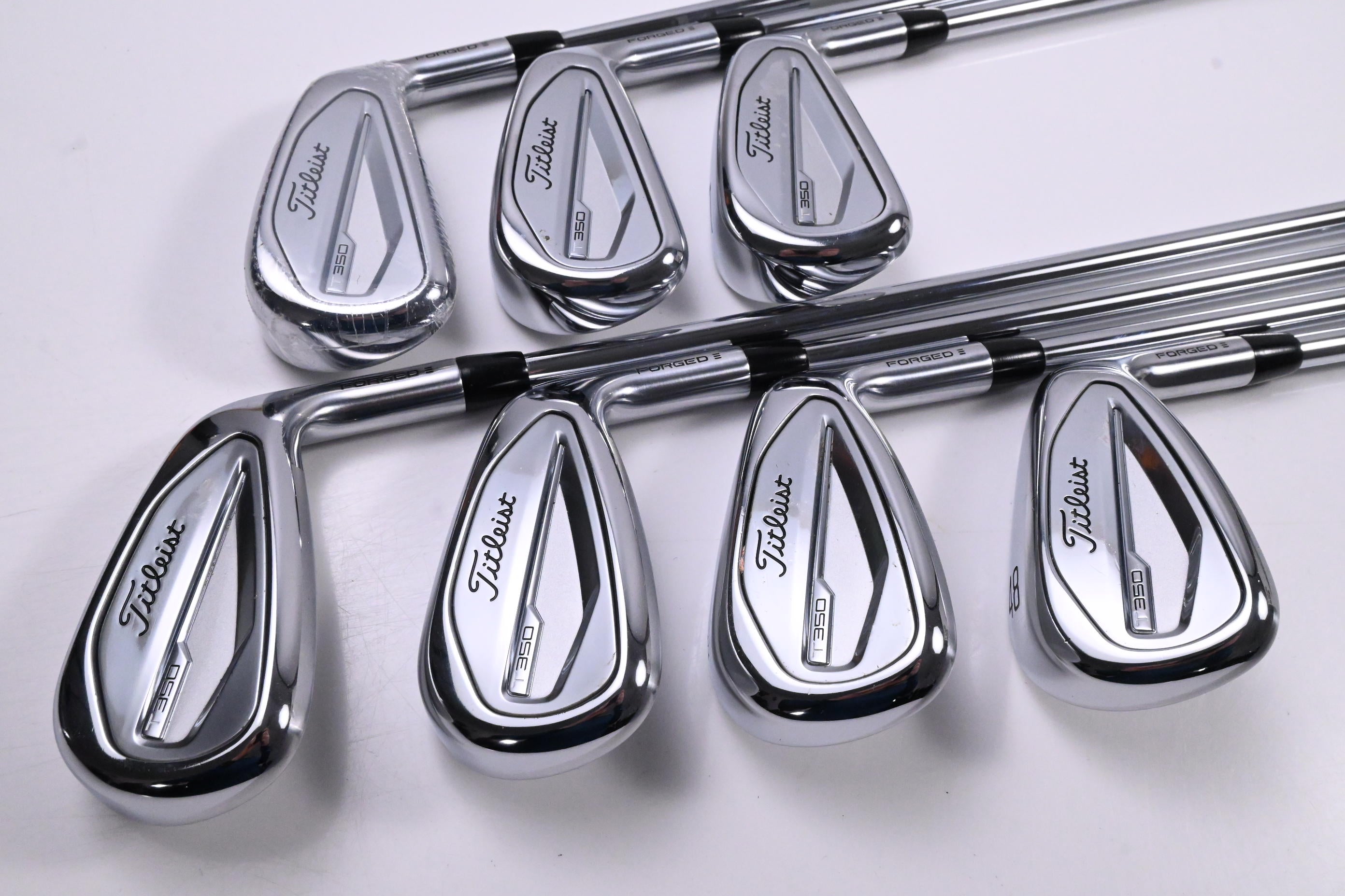 Titleist T350 Irons / 5-PW+48° / Regular Flex AMT Red R300 Shafts