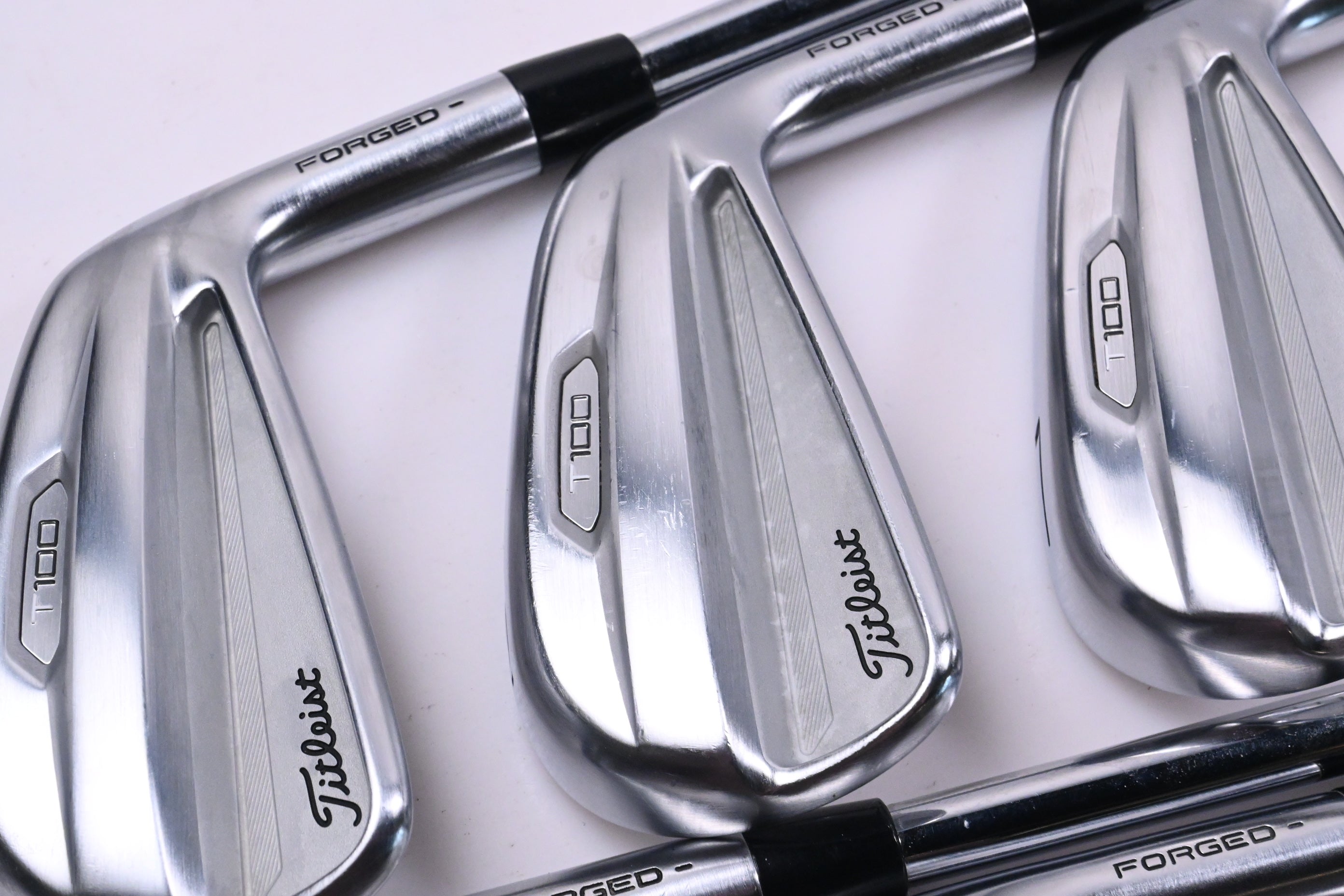Titleist T100 2021 Irons / 5-PW / Regular Flex AMT Tour White R300 Shafts