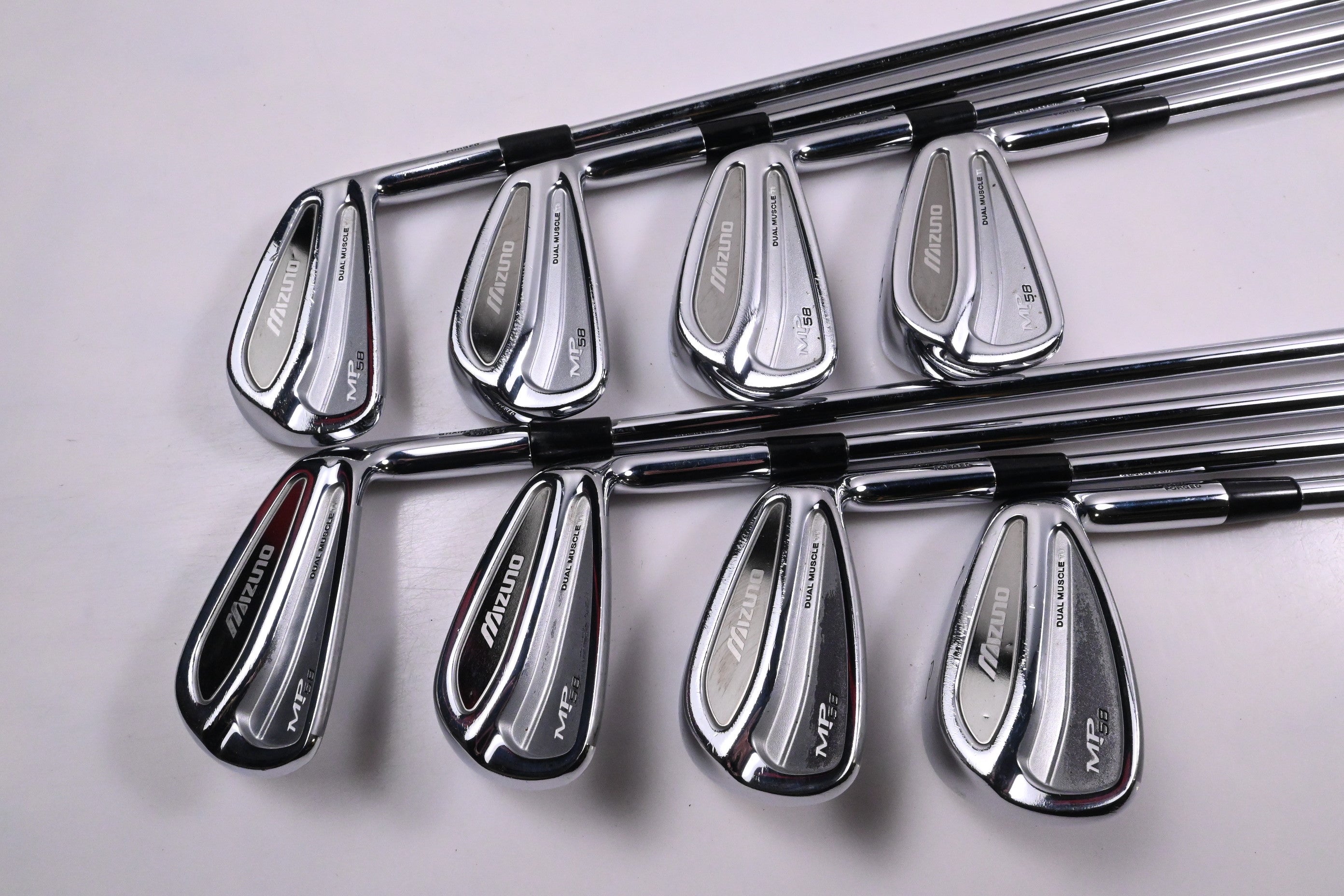 Mizuno MP-58 Irons / 3-PW / Regular Flex True Temper Dynamic Gold R300 Shafts