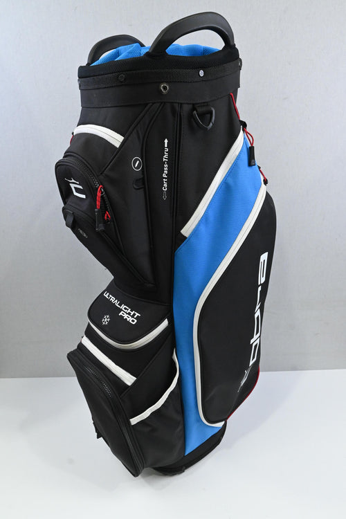 Cobra Ultralight Pro Cart Bag / 14-Way / Black, Blue