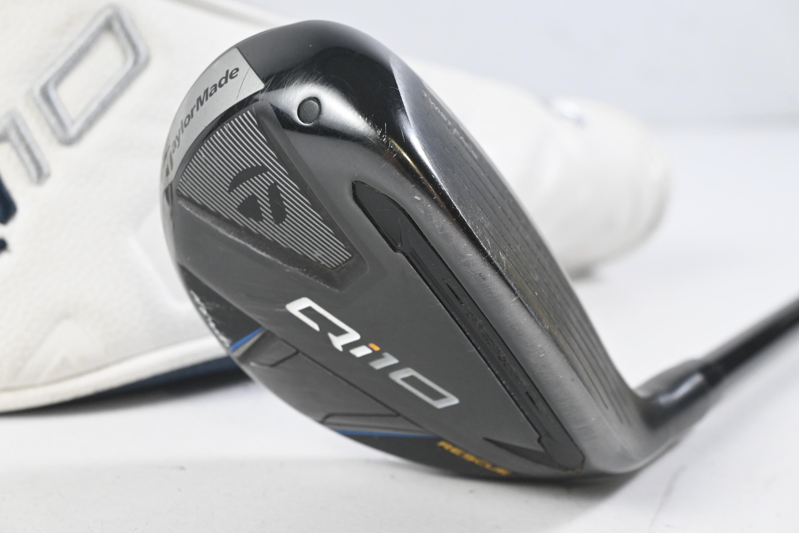 Taylormade Qi10 #3 Hybrid / 19 Degree / Stiff Flex Fujikura Ventus TR Blue 7 Shaft