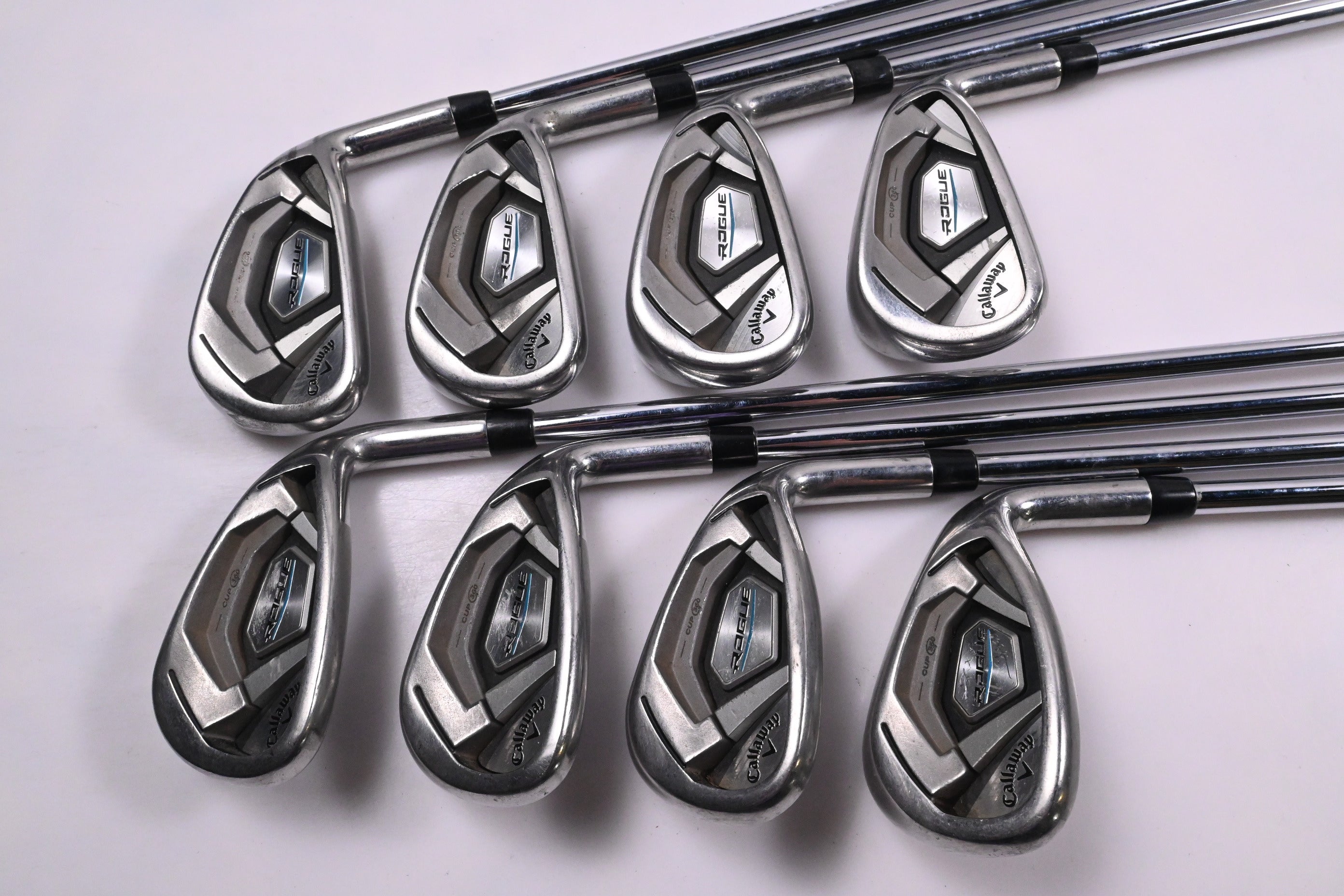 Callaway Rogue Irons / 4-PW+GW / Regular Flex XP ST15 95 R300 Shafts