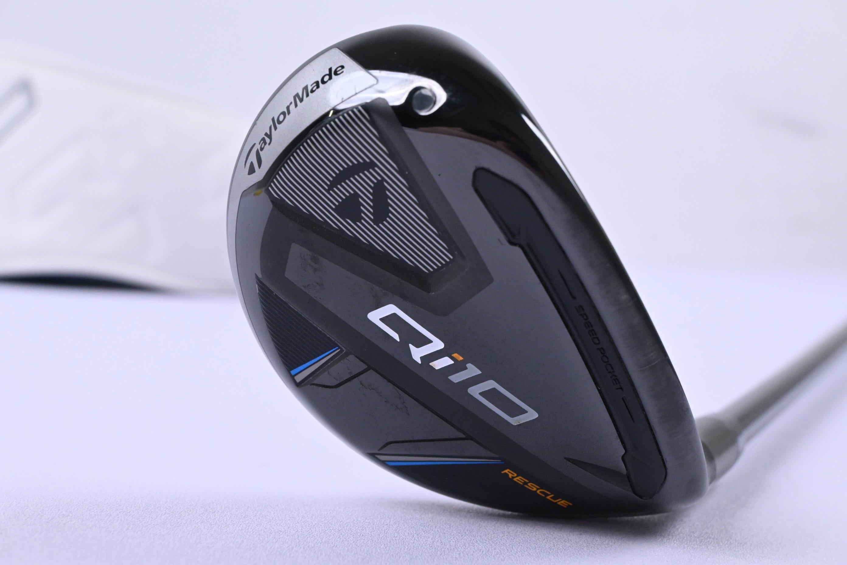 Taylormade Qi10 #4 Hybrid / 22 Degree / Stiff Flex Fujikura Ventus TR Blue 7