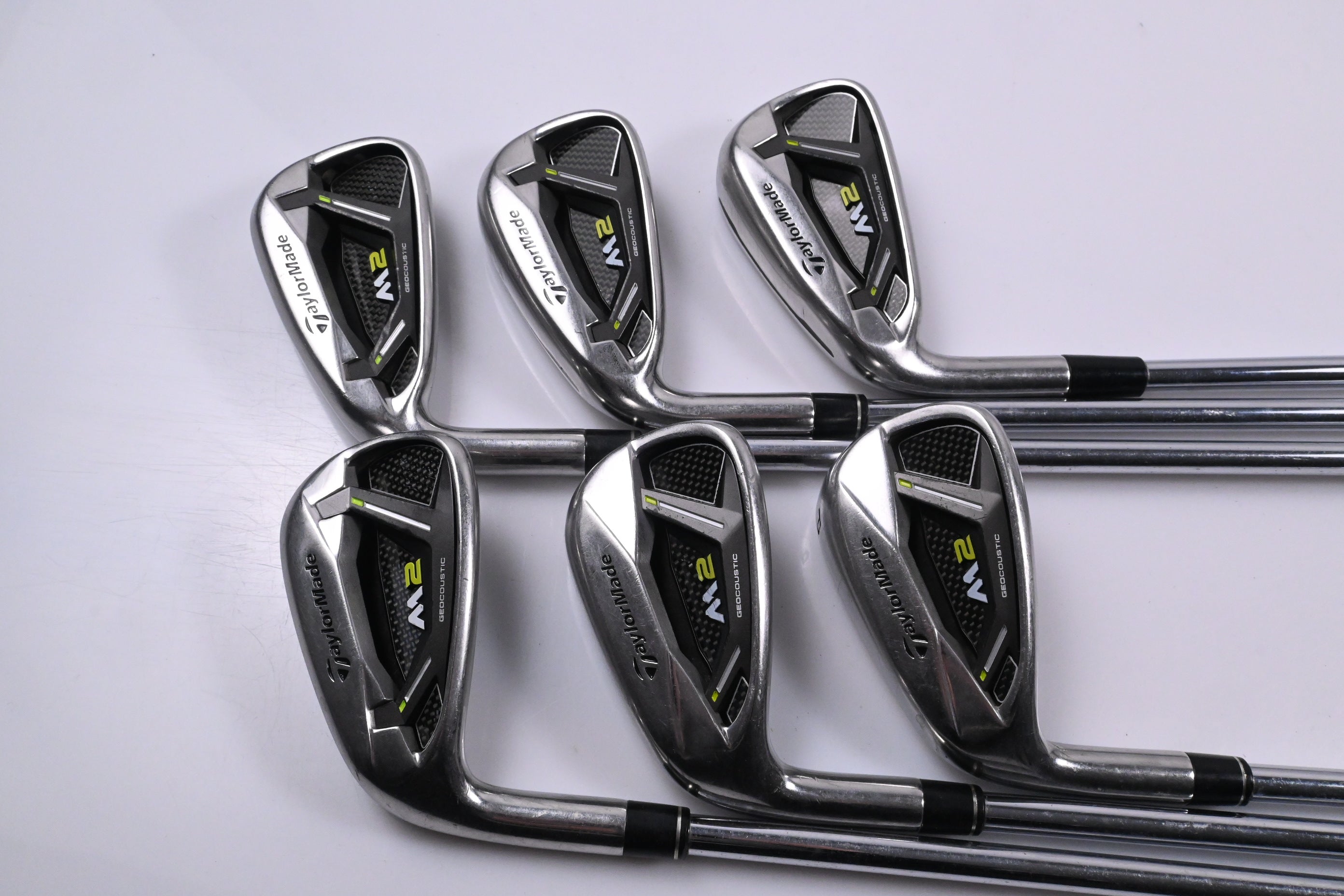Left Hand Taylormade M2 2019 Irons / 5-PW / Regular Flex KBS Tour Shafts
