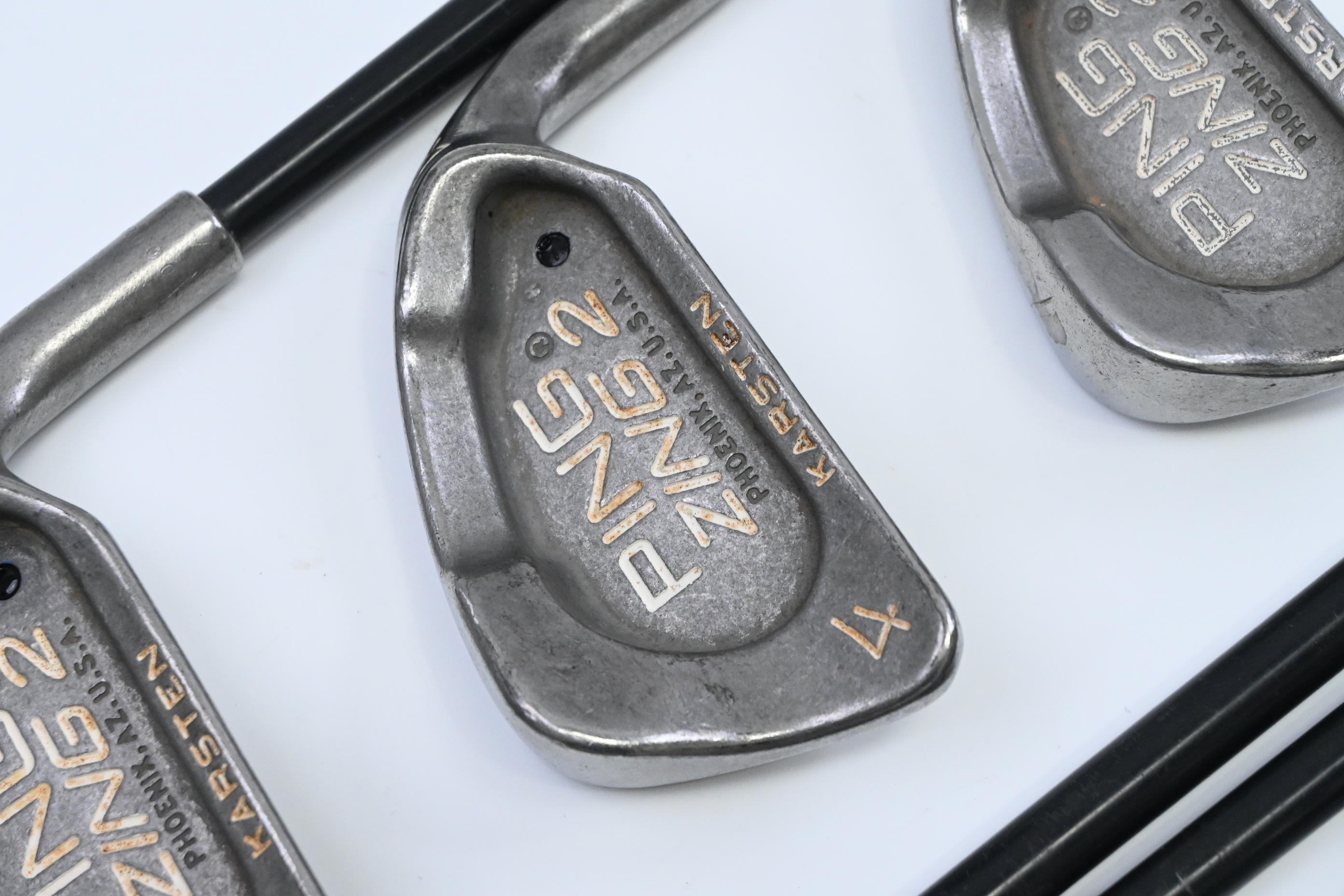 Ping Zing 2 Irons / 3-9 / Black Dot / Regular Flex Ping Karsten 101 Shaft
