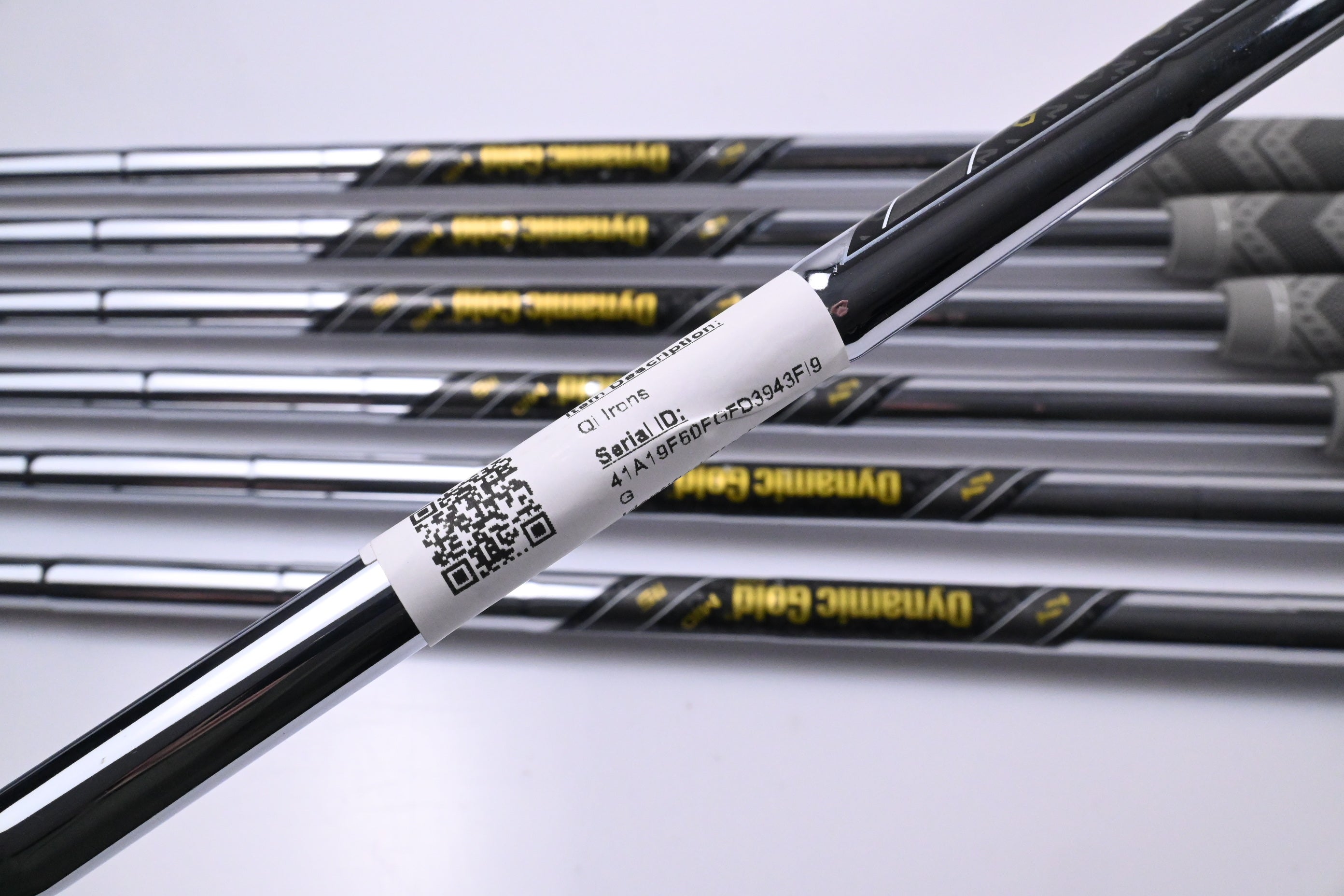 Taylormade Qi Irons / 4-PW / Stiff Flex Dynamic Gold MID 115 S300 Shafts