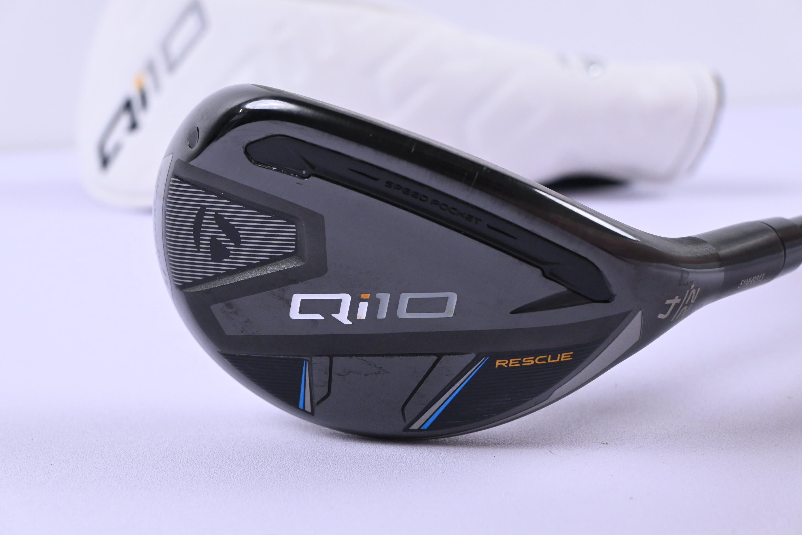 Taylormade Qi10 #4 Hybrid / 22 Degree / Stiff Flex Fujikura Ventus TR Blue 7