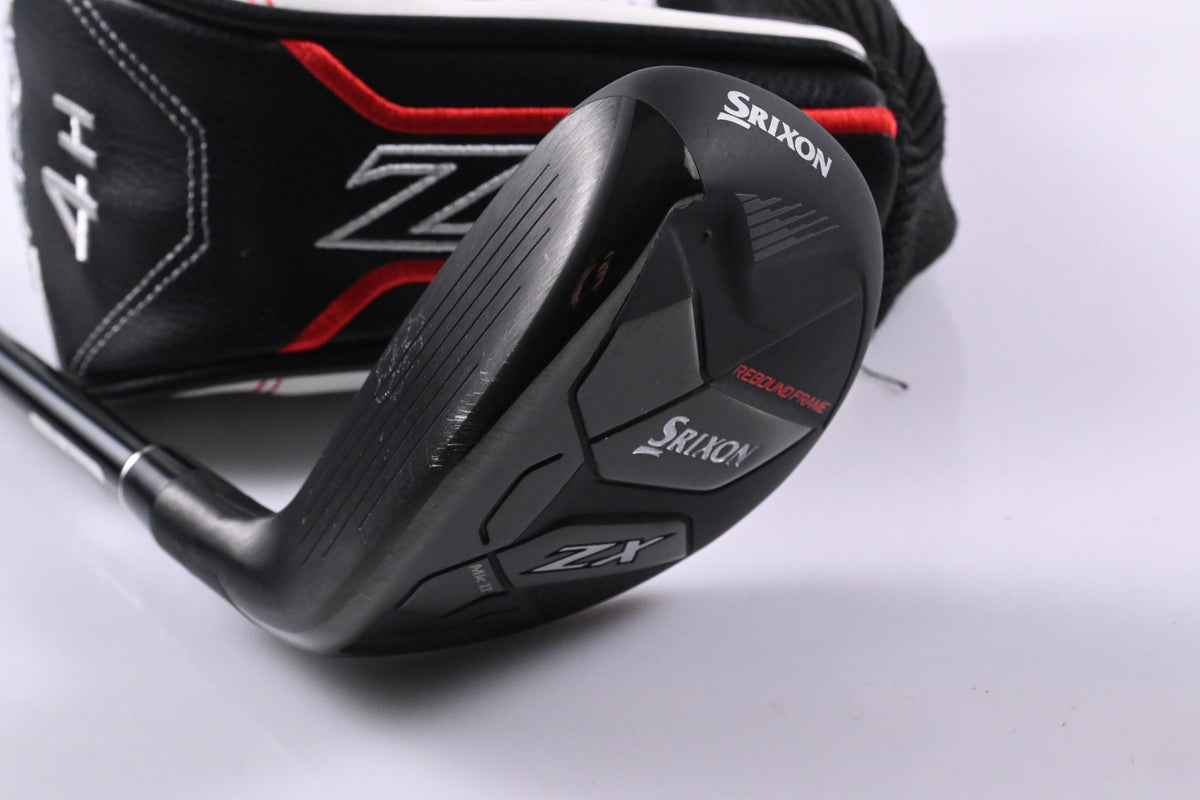 Left Hand Srixon ZX Mk II 2023 #4 Hybrid / 22 Degree / Regular Flex HZRDUS Smoke RDX 70