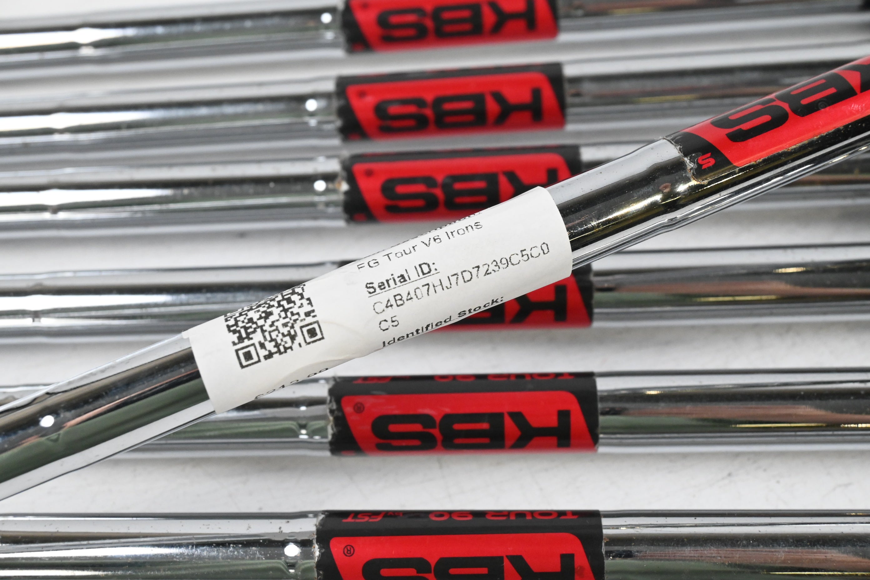 Wilson FG Tour V6 Irons / 4-PW / Stiff Flex KBS Tour 90 Shafts