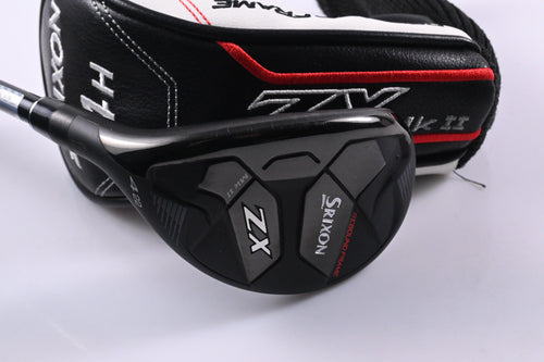 Left Hand Srixon ZX Mk II 2023 #4 Hybrid / 22 Degree / Regular Flex HZRDUS Smoke RDX 70