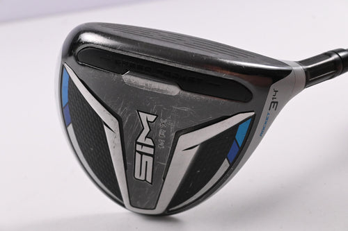 Taylormade SIM Max #3 Wood / 14 Degree / Stiff Flex HZRDUS Smoke Yellow 60 Shaft