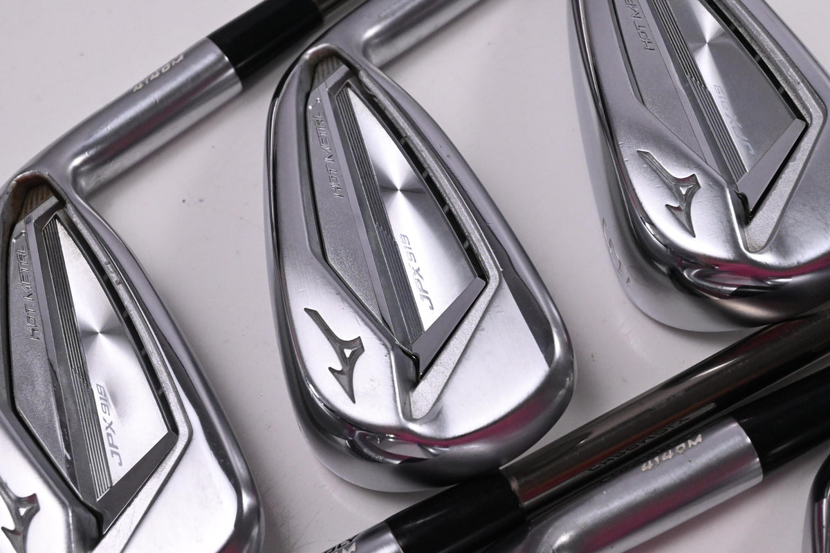 Mizuno JPX 919 Hot Metal Pro Irons / 4-PW / Regular Flex UST Recoil 95 Shafts