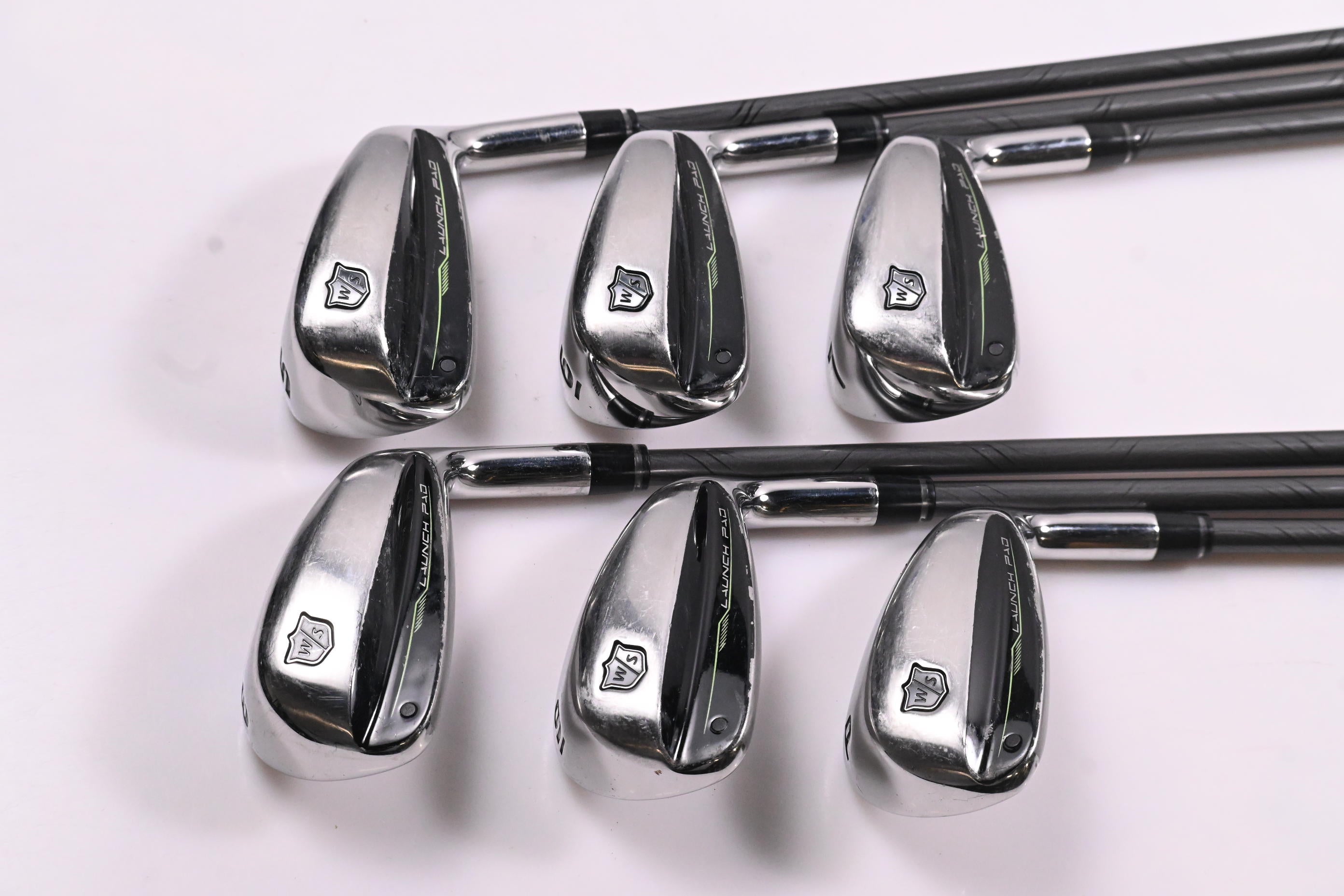 Wilson Launch Pad 2022 Irons / 5-PW / Regular Flex Evenflow 65 Shafts