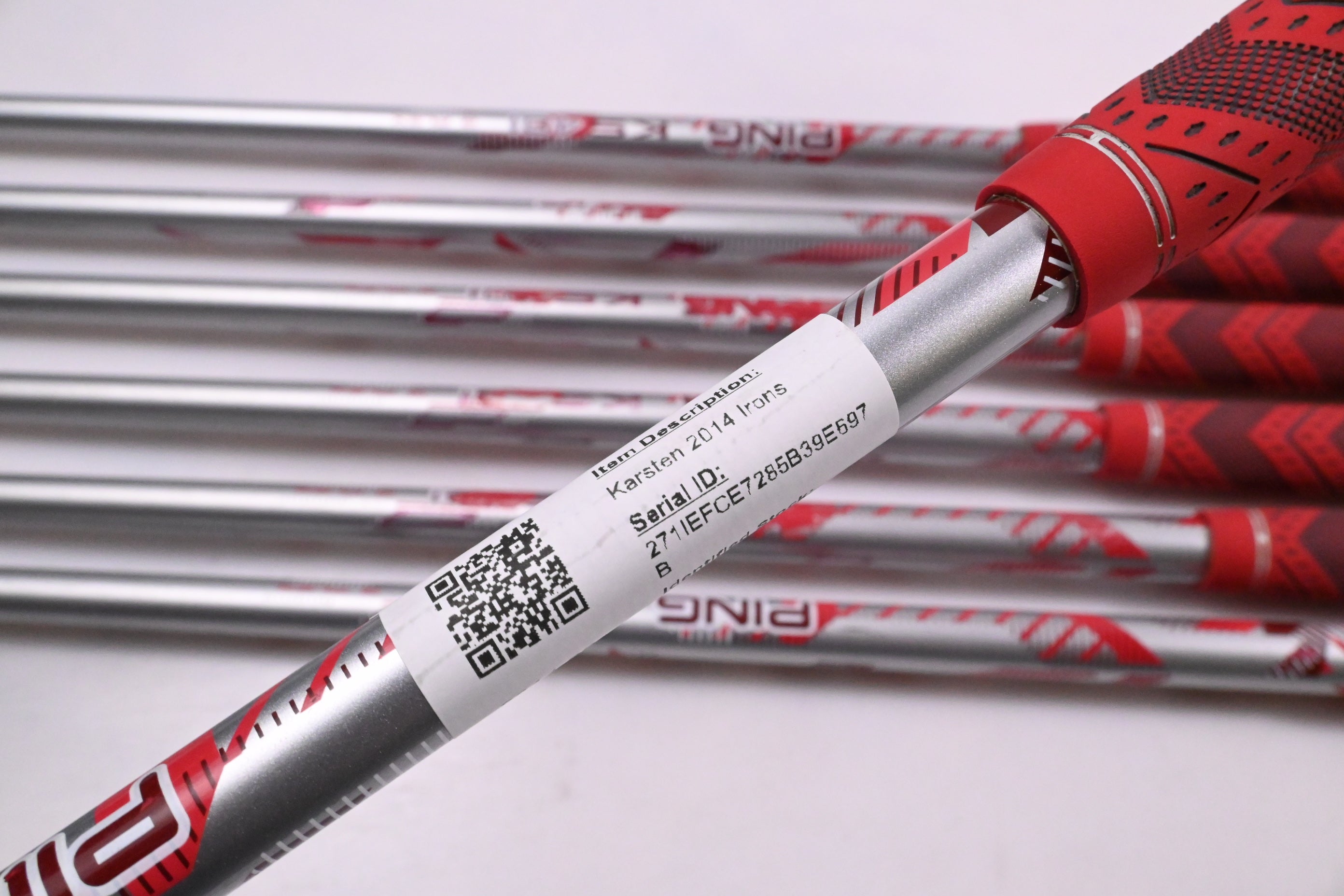 Ping Karsten 2014 Irons / 5-PW+UW / Black Dot / Regular Flex Ping KS 40I Shafts