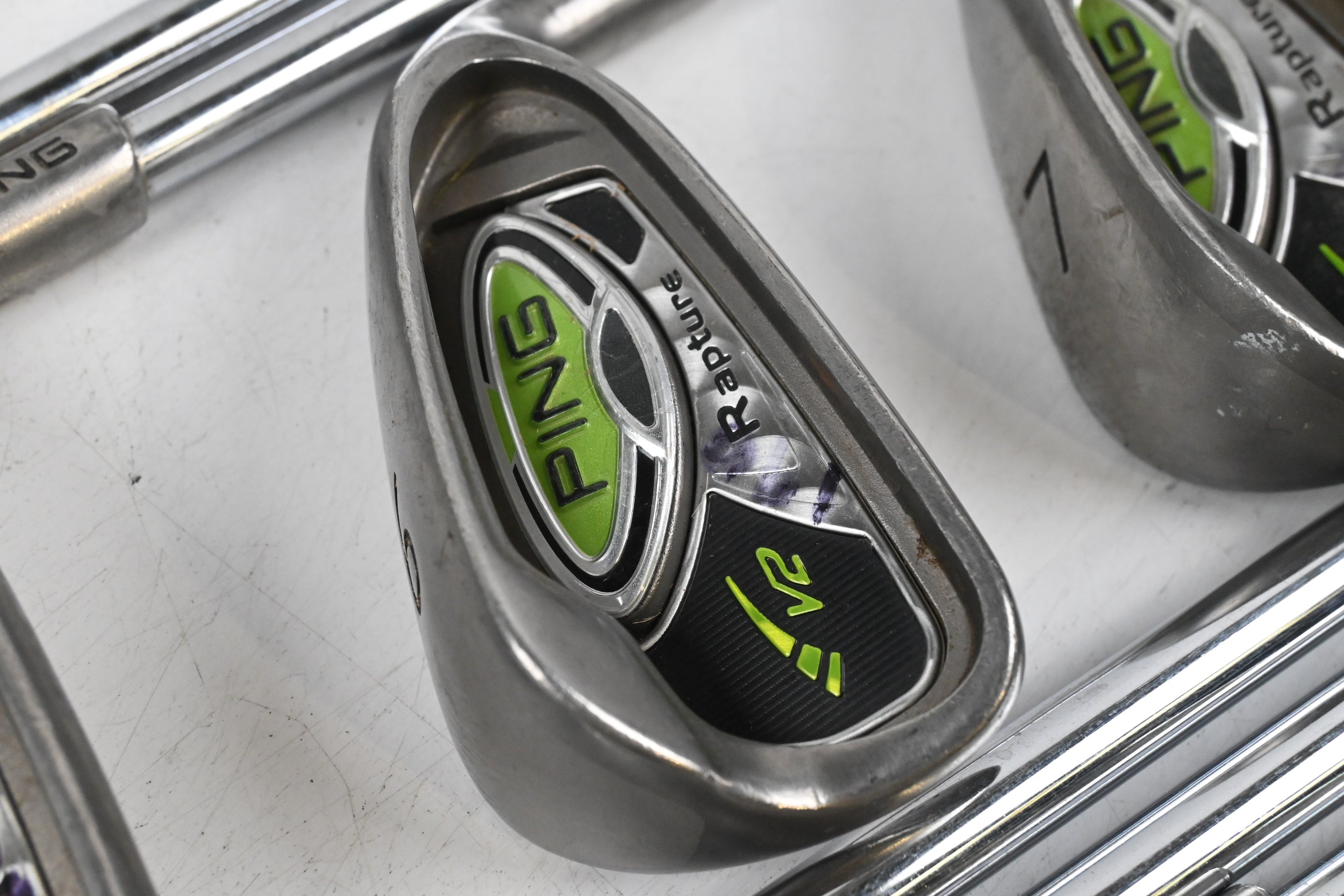Ping Rapture V2 Irons / 4-PW+SW / Black Dot / Regular Flex Ping AWT Shafts
