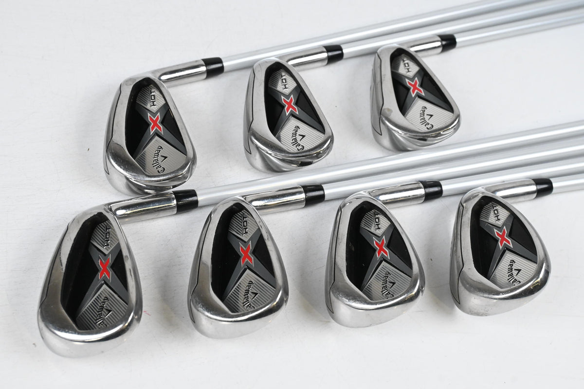 Callaway X Hot Irons / 5-PW+SW / Regular Flex Project X PXv Shafts