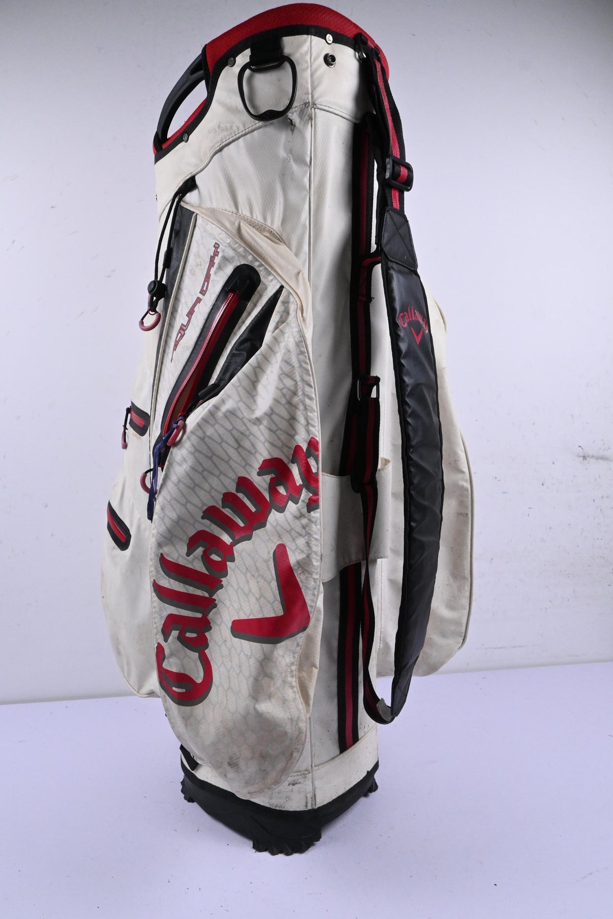 Callaway Cart Bag / 14 Way-Divider / White, Black & Red