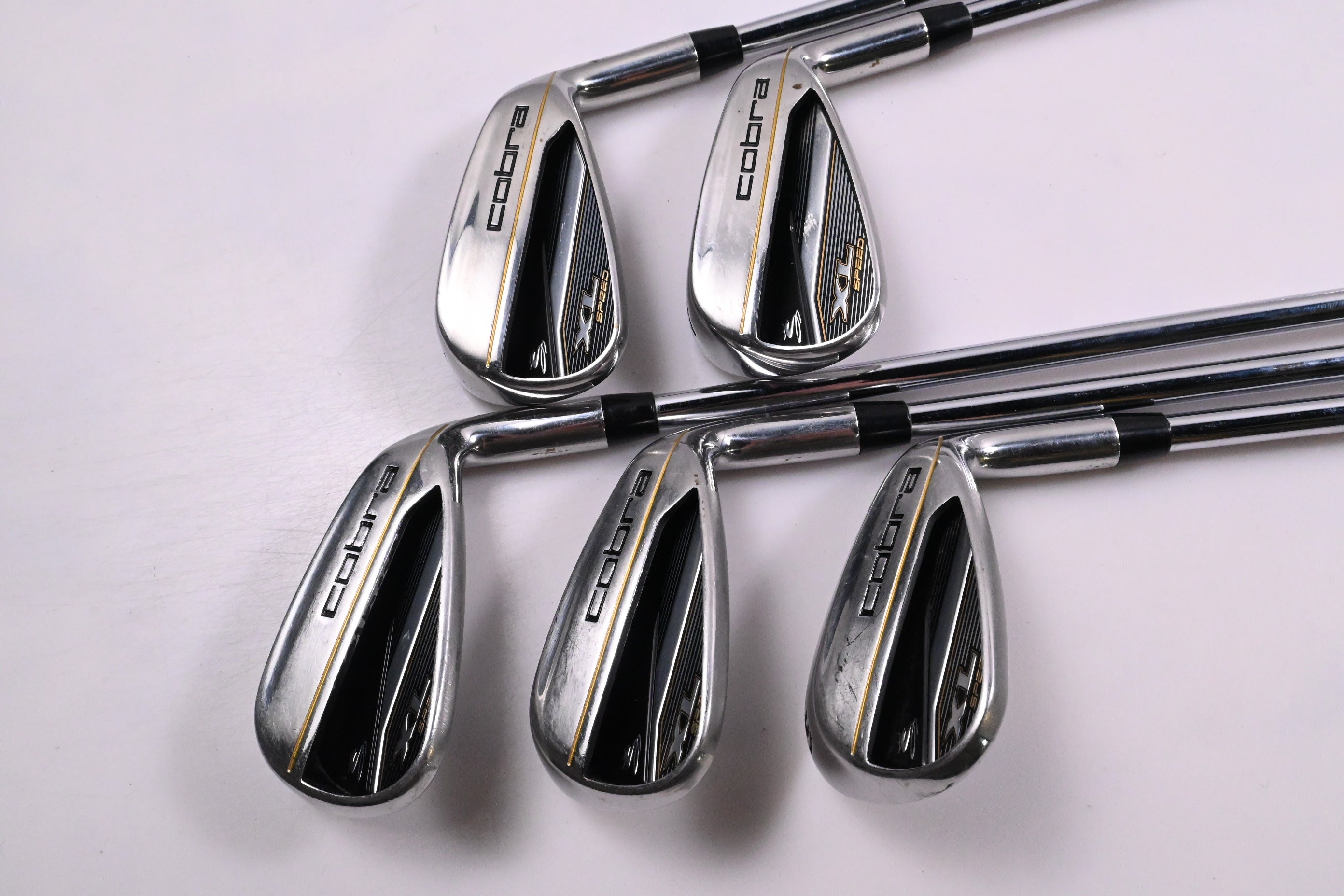 Cobra XL Speed Irons / 6-PW+SW / Regular Flex Cobra Shafts / No #9 Iron