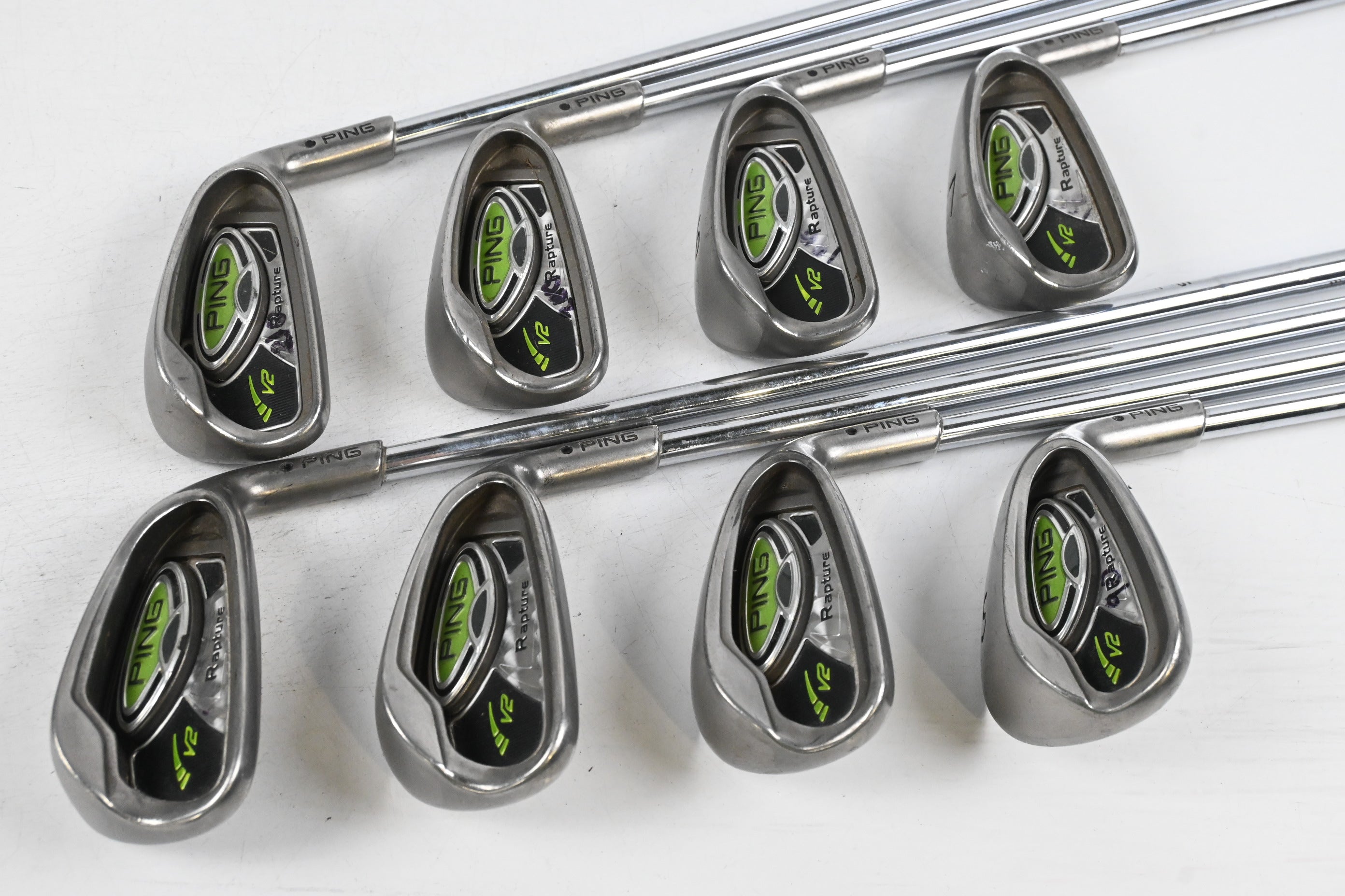 Ping Rapture V2 Irons / 4-PW+SW / Black Dot / Regular Flex Ping AWT Shafts