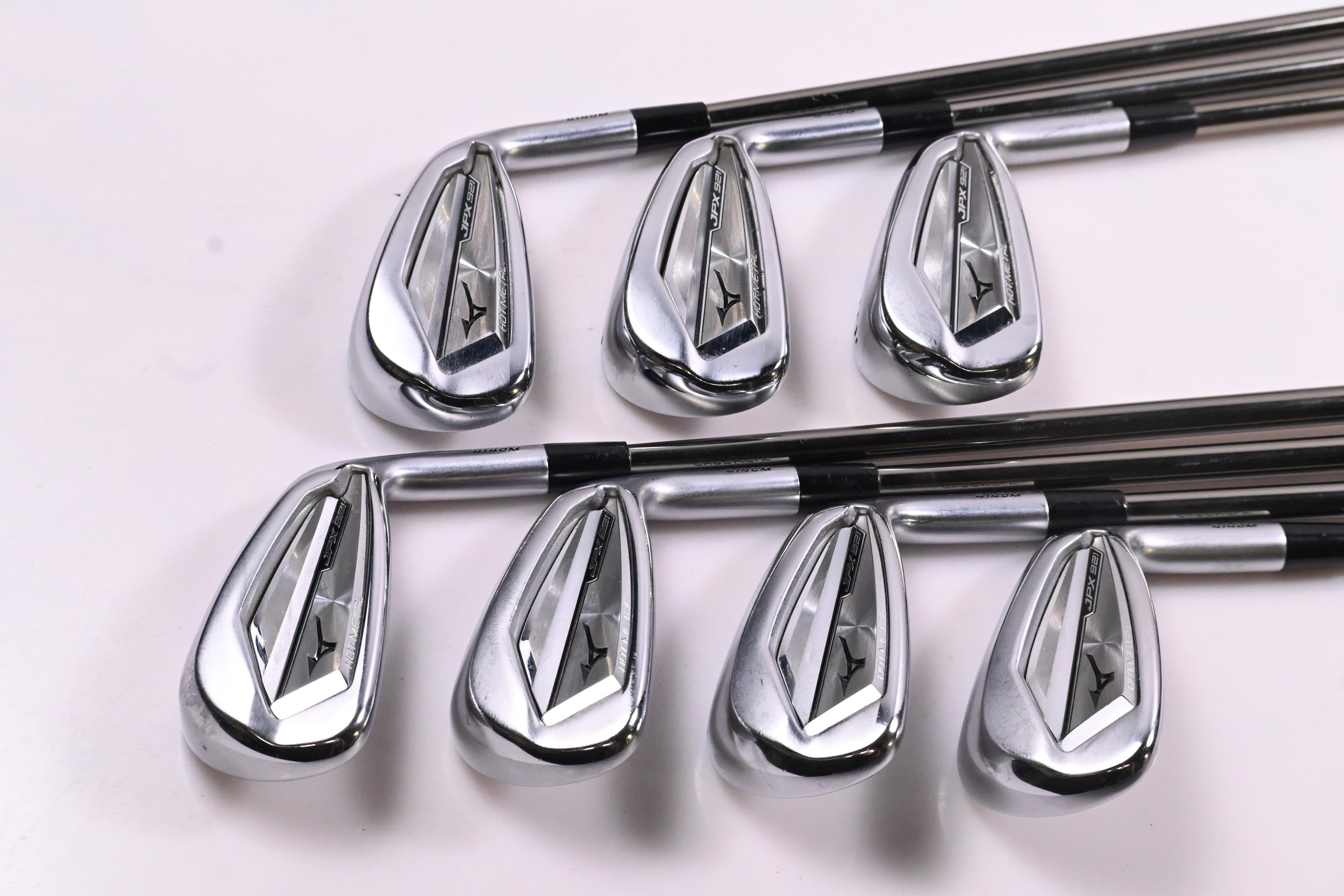 Mizuno JPX 921 Hot Metal Irons / 4-PW / Regular Flex UST Recoil 95 Shafts