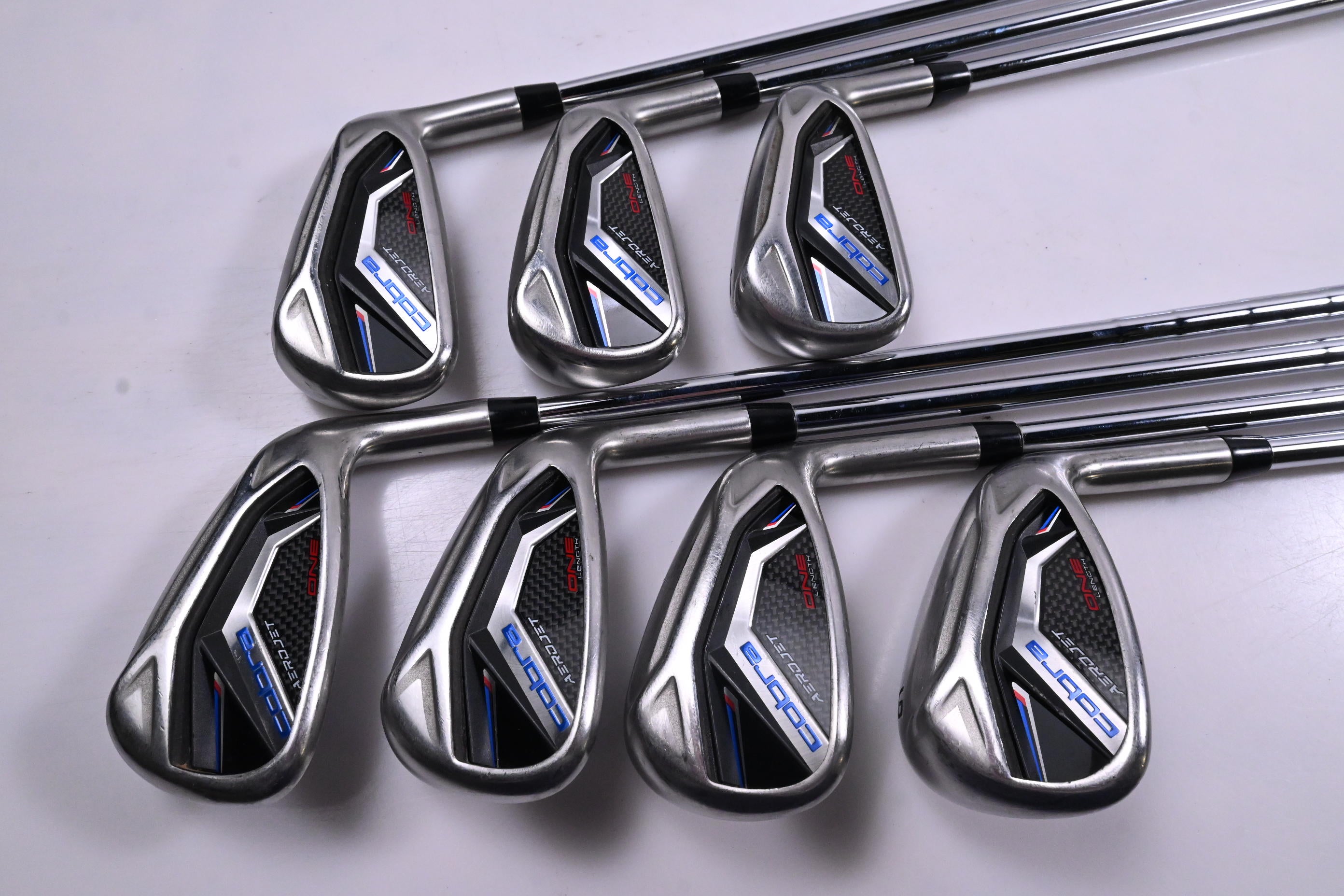 Cobra Aerojet One Length Irons / 5-PW+GW / Regular Flex KBS Tour Lite Shafts