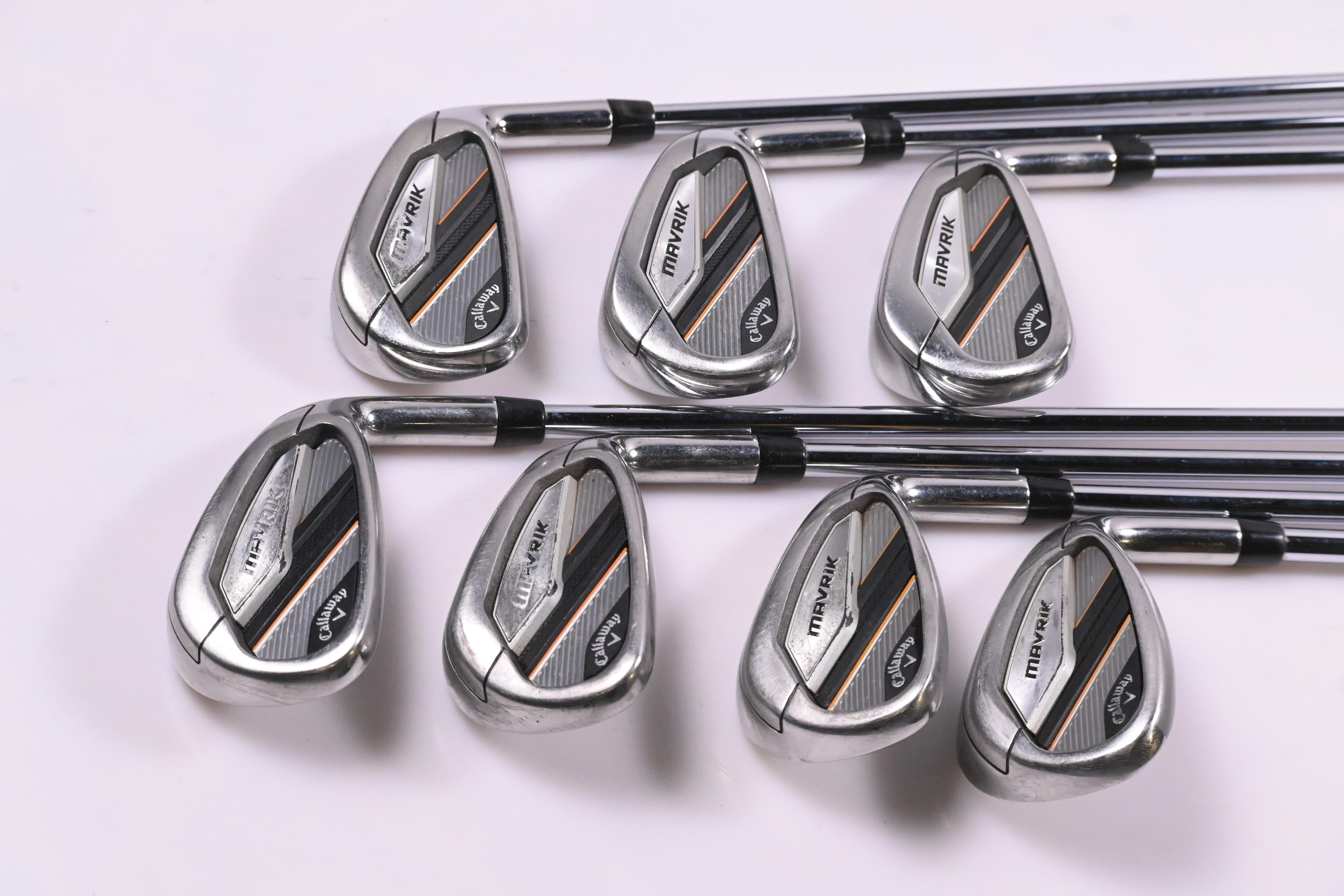 Callaway Mavrik Irons / 5-PW+AW / Regular Flex True Temper Elevate 95 Shafts