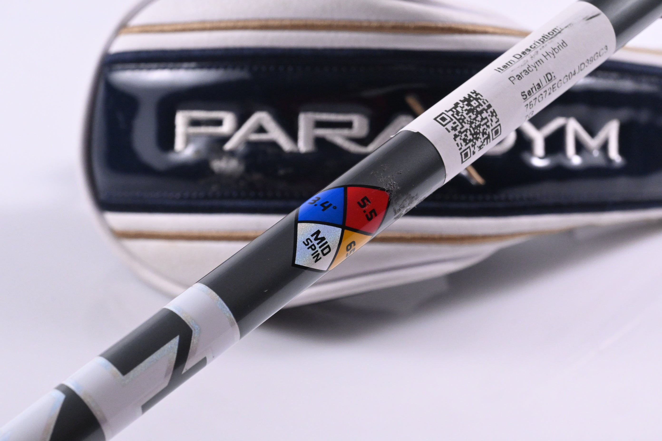 Callaway Paradym #5 Hybrid / 24 Degree / Regular Flex HZRDUS Silver 65 Shaft
