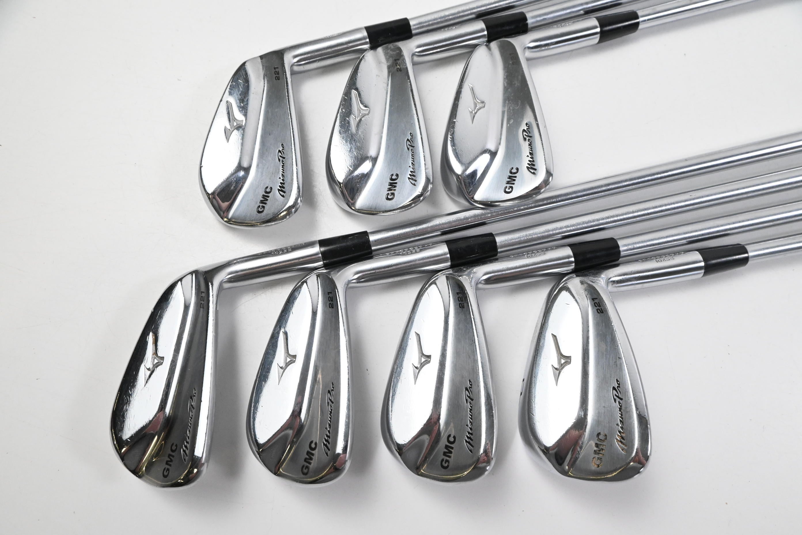 Mizuno Pro 221 Irons / 4-PW / Stiff Flex Project X LS 120 Steel Shafts