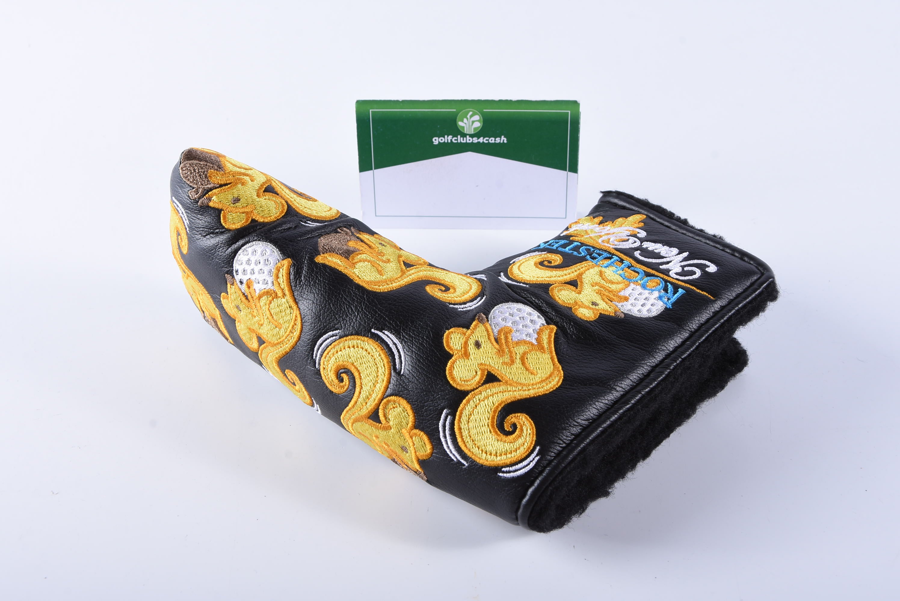 Scotty Cameron 2013 P.G.A Squirrel Rat Putter Cover / Blade / Black, Yellow